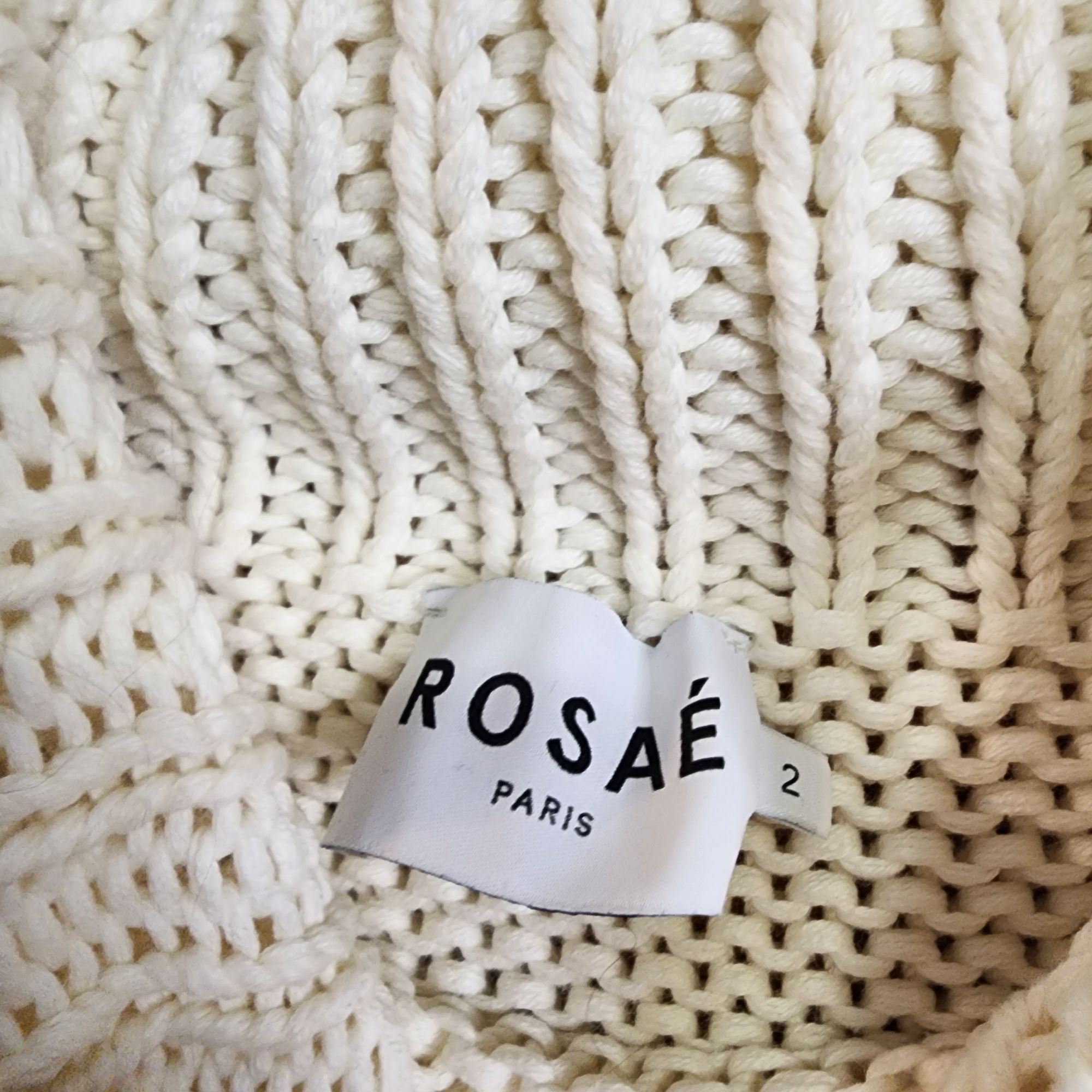 Other Rosae Paris Chunky Loose Knit Sweater Turtleneck Womens size Size XS / US 0-2 / IT 36-38 - 3 Thumbnail