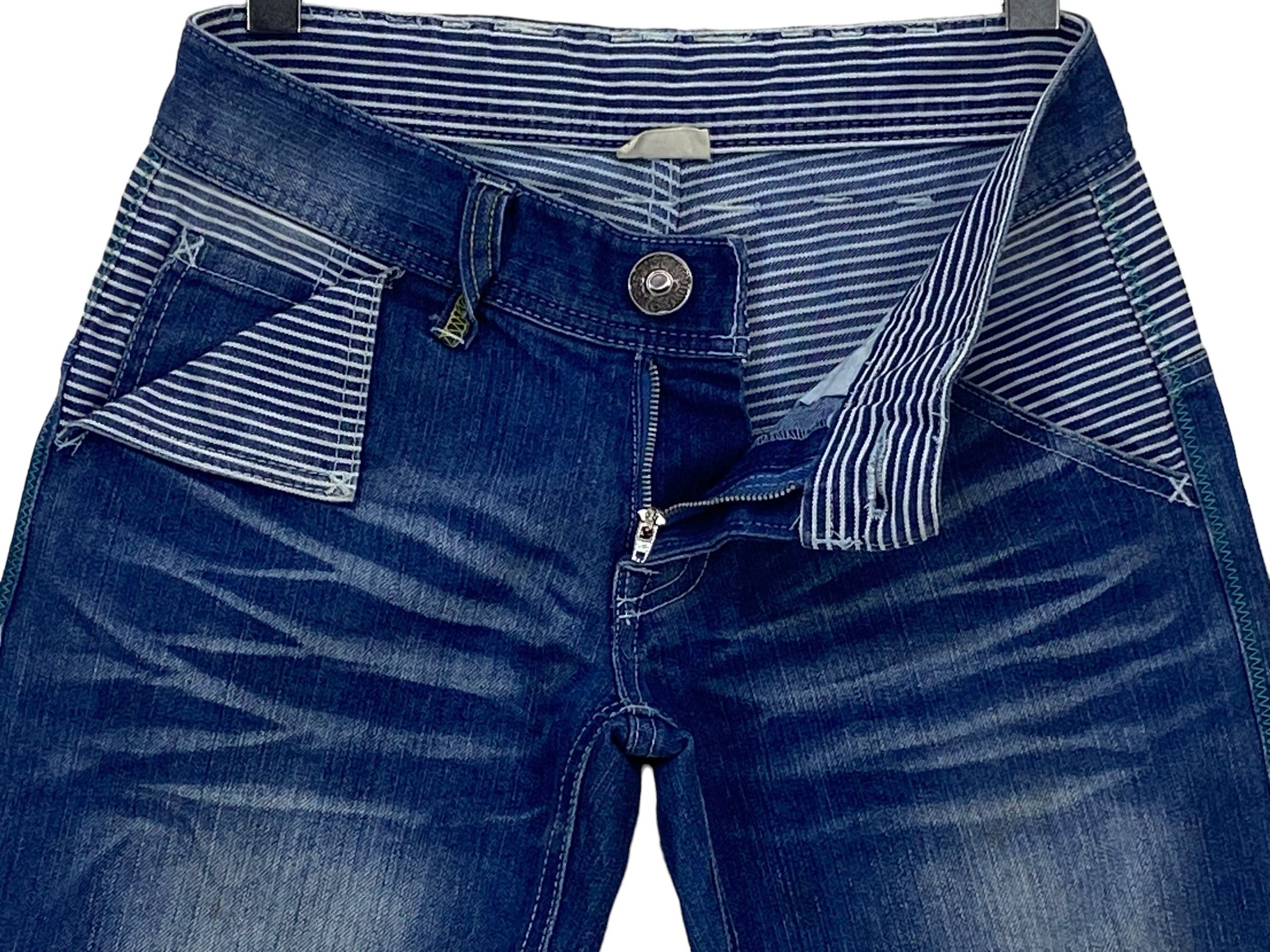 Japanese Brand Blue Moon Blue Japan Ankle Jeans Japanese Spellout Jeans Size 26" / US 2 / IT 38 - 3 Thumbnail