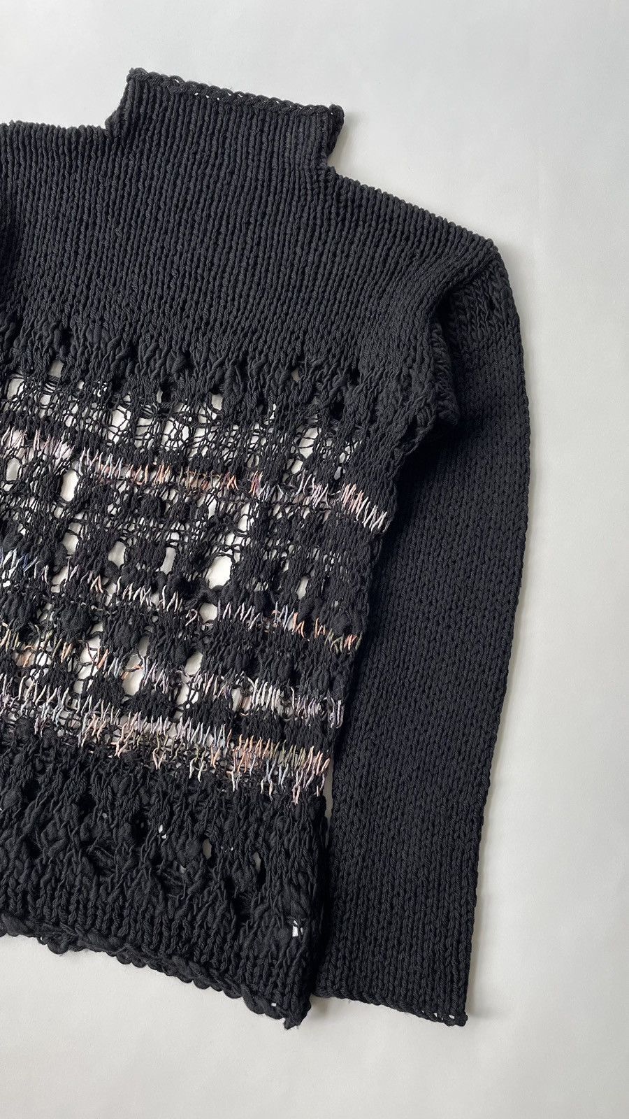 Dries Van Noten Candy Cobweb Knit Punk Sweater Size S / US 4 / IT 40 - 15 Thumbnail