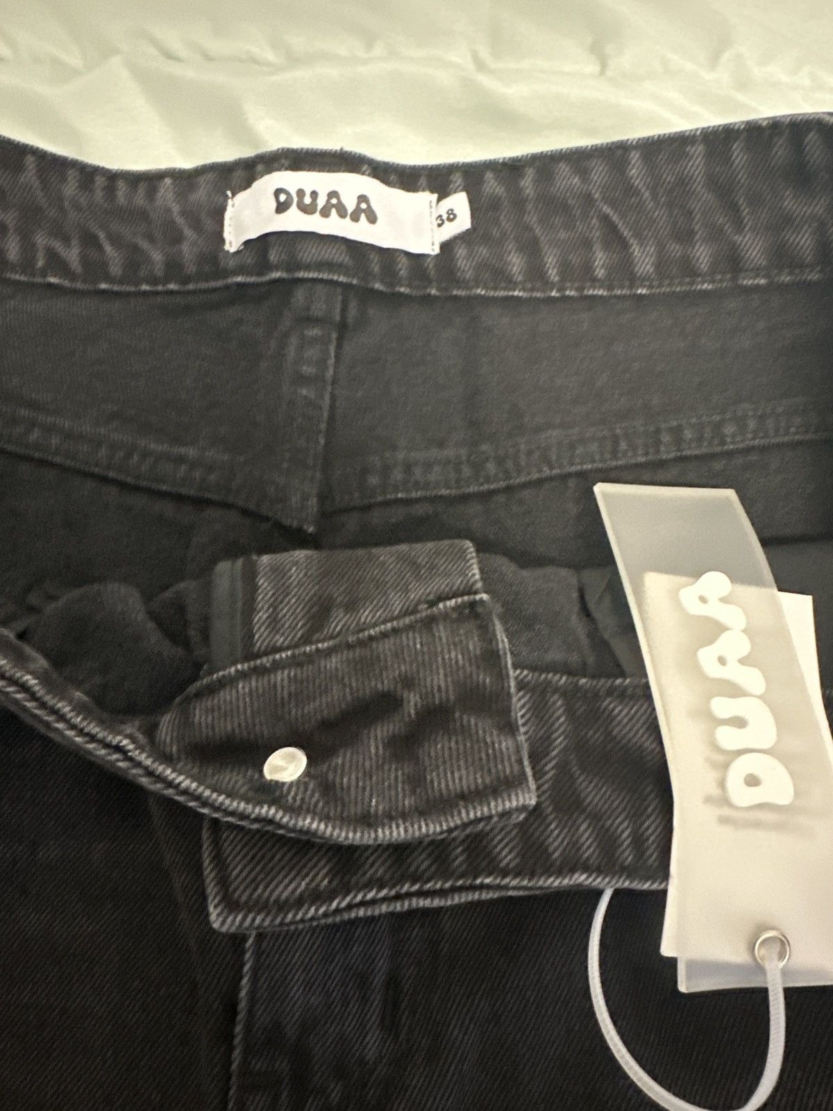 Other DUAA “Supplication” Stone Black Denim Short Rhinestones 38 Size US 38 / EU 54 - 3 Thumbnail