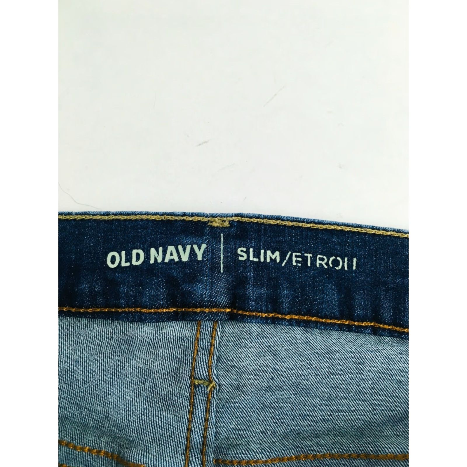 Old Navy Old Navy Jeans Women's 32x34 Blue Mid Rise Straight Slim Fit Denim Pants Size 24" / US 00 / IT 34 - 7 Thumbnail