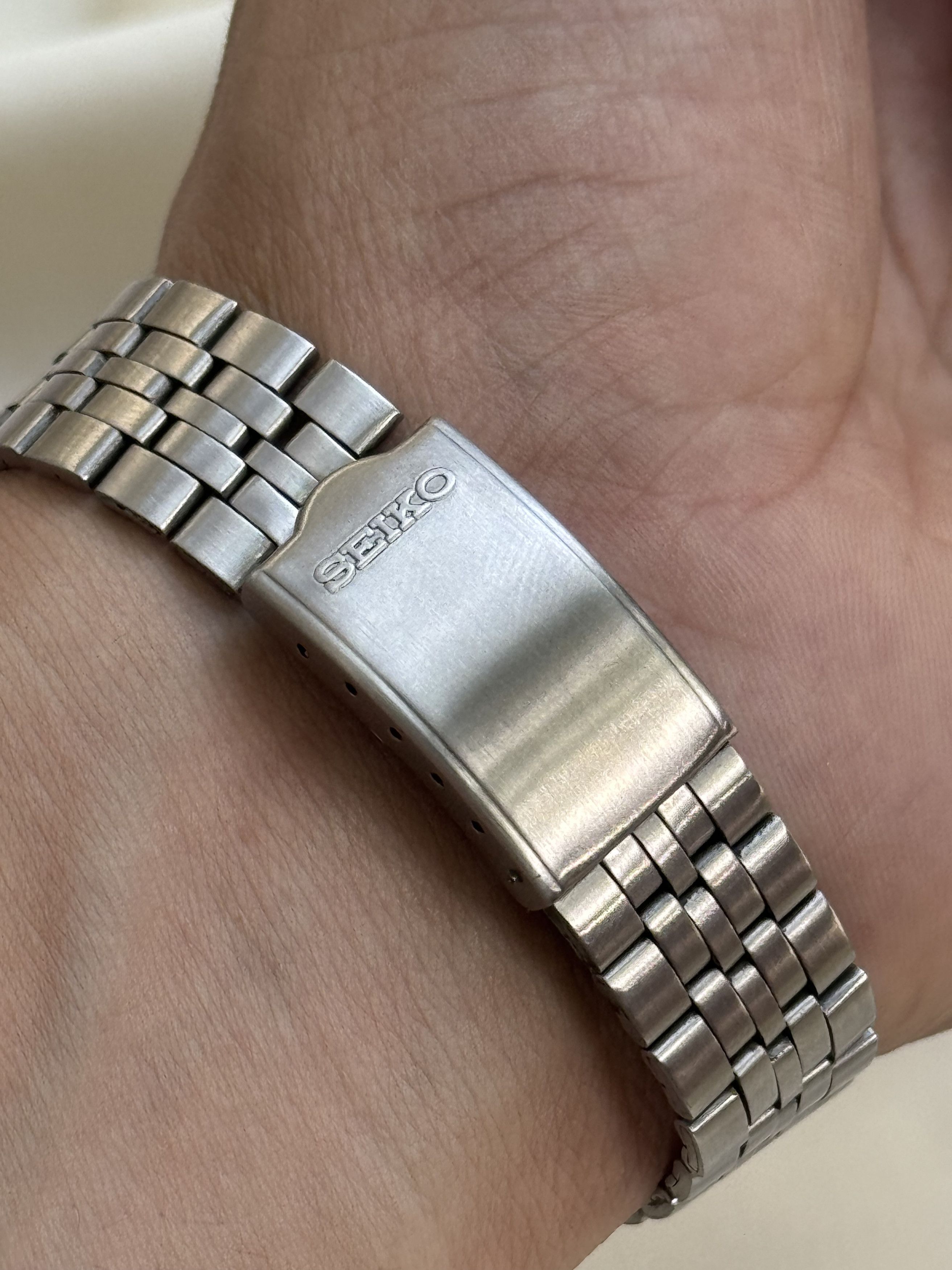 Seiko Seiko Automatic Wrist Watch 17Jewels Day/Date Japan Size 36 - 5 Thumbnail