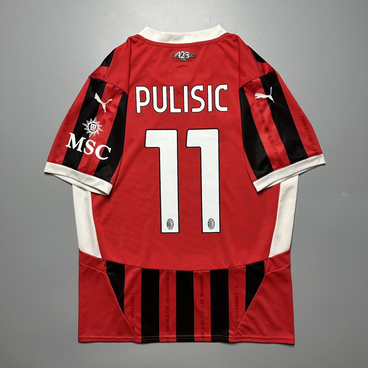 Puma AC MILAN PUMA 2024/2025 FOOTBALL HOME JERSEY #10 PULISIC Size US M / EU 48-50 / 2 - 1 Thumbnail