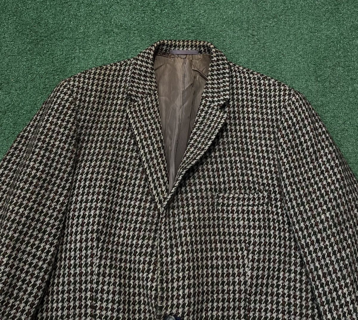 Harris Tweed × Vintage Harris Tweed Wool Blazer Vintage Size 46R - 4 Thumbnail
