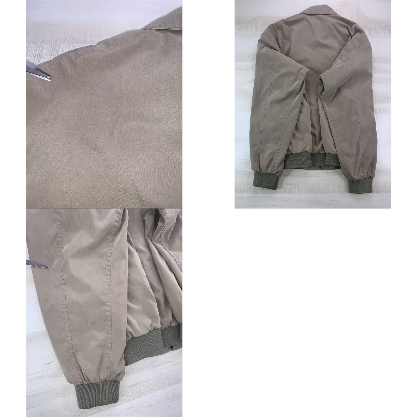 Members Only VINTAGE Members Only Bomber Jacket Unisex Medium Tan Brown Flower Patch 90s Retro Style Casual Fall Spring Jacket Mens Womens Size M / US 6-8 / IT 42-44 - 10 Thumbnail
