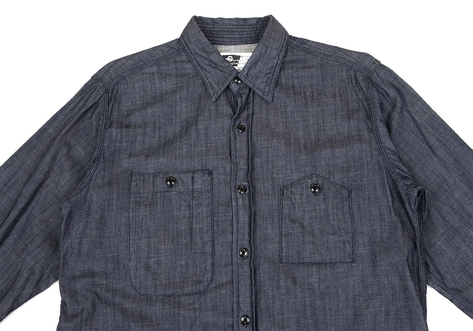 Engineered Garments Cotton Denim Work Shirt Indigo Size M Size US M / EU 48-50 / 2 - 2 Thumbnail