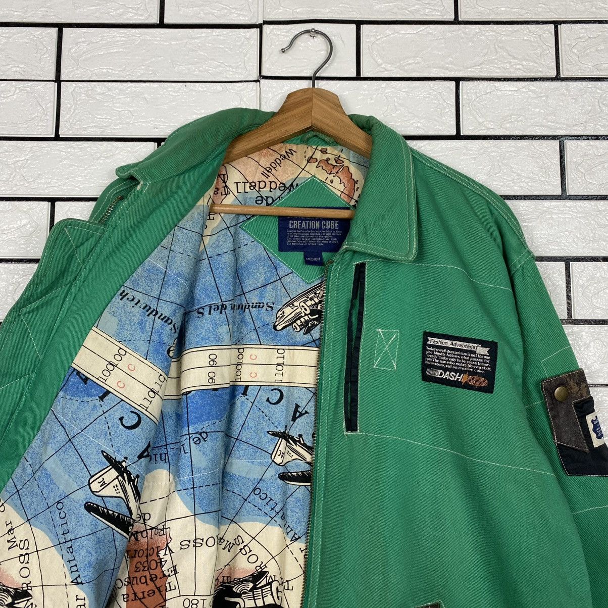 Japanese Brand 🔥VINTAGE FLY BOMBER JACKET CREATION CUBE ISSEY MIYAKE Size US M / EU 48-50 / 2 - 12 Thumbnail