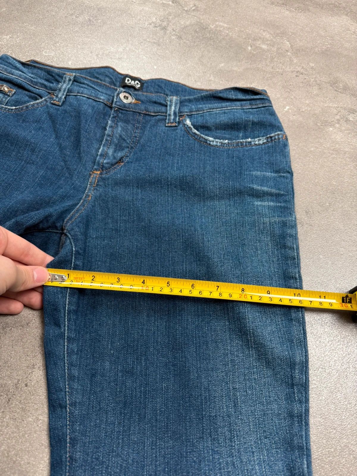Dolce & Gabbana Dolce Gabbana jean y2k vintage 90s 00s but cat rap hip hop Size 30" / US 8 / IT 44 - 11 Thumbnail