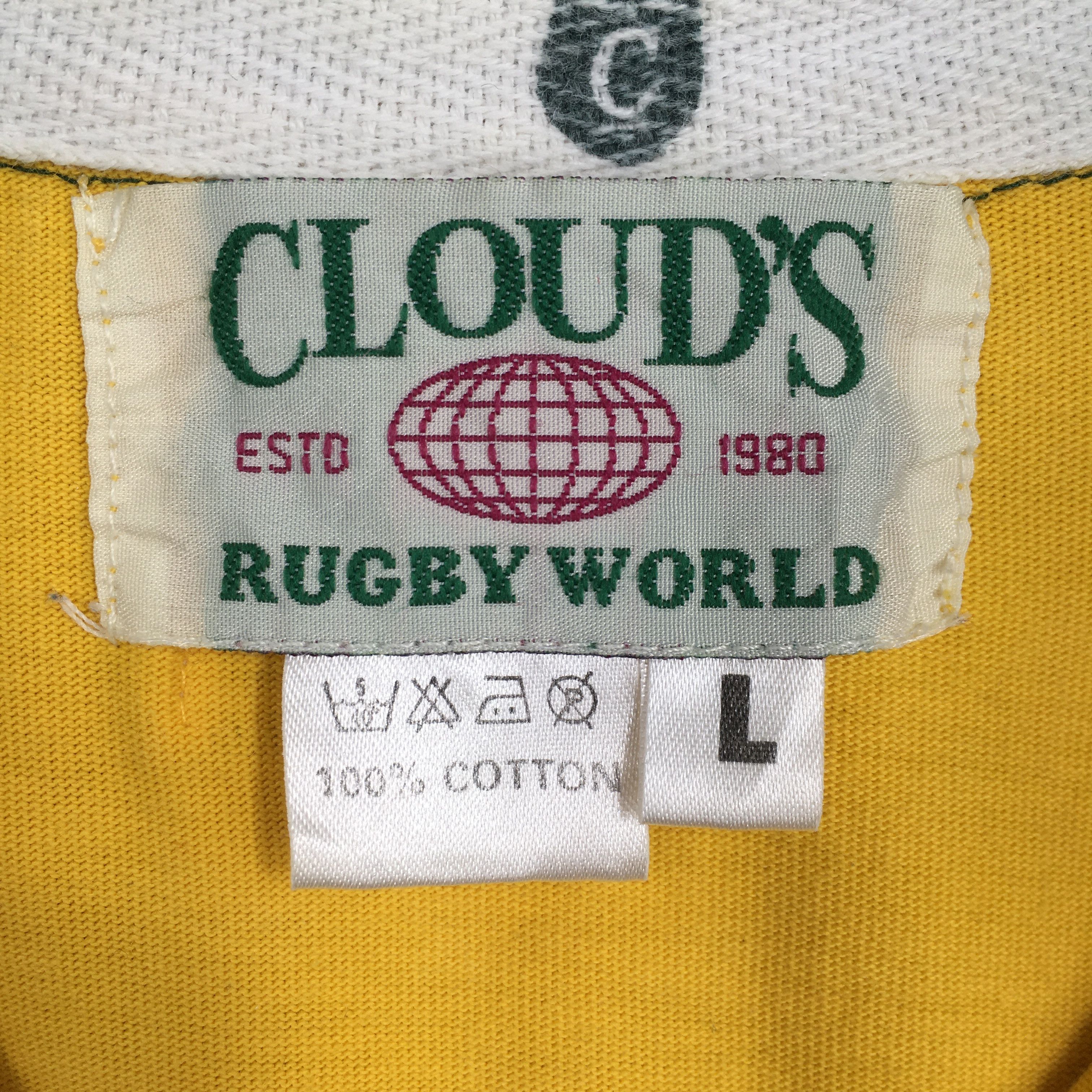 Canterbury of New Zealand × Man Made In Australia Vintage Australian World Rugby Yellow Polo Shirt Large Size US L / EU 52-54 / 3 - 5 Thumbnail