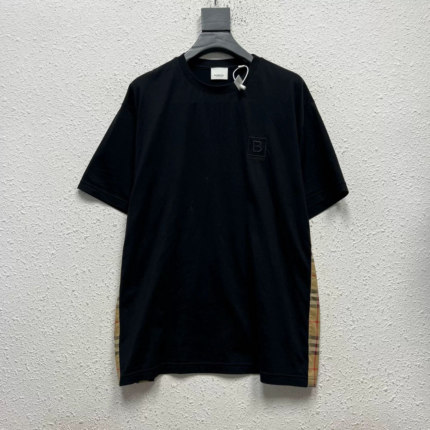 Burberry Burberry Check Panel Logo T-Shirt Size M Size US M / EU 48-50 / 2 - 1 Thumbnail