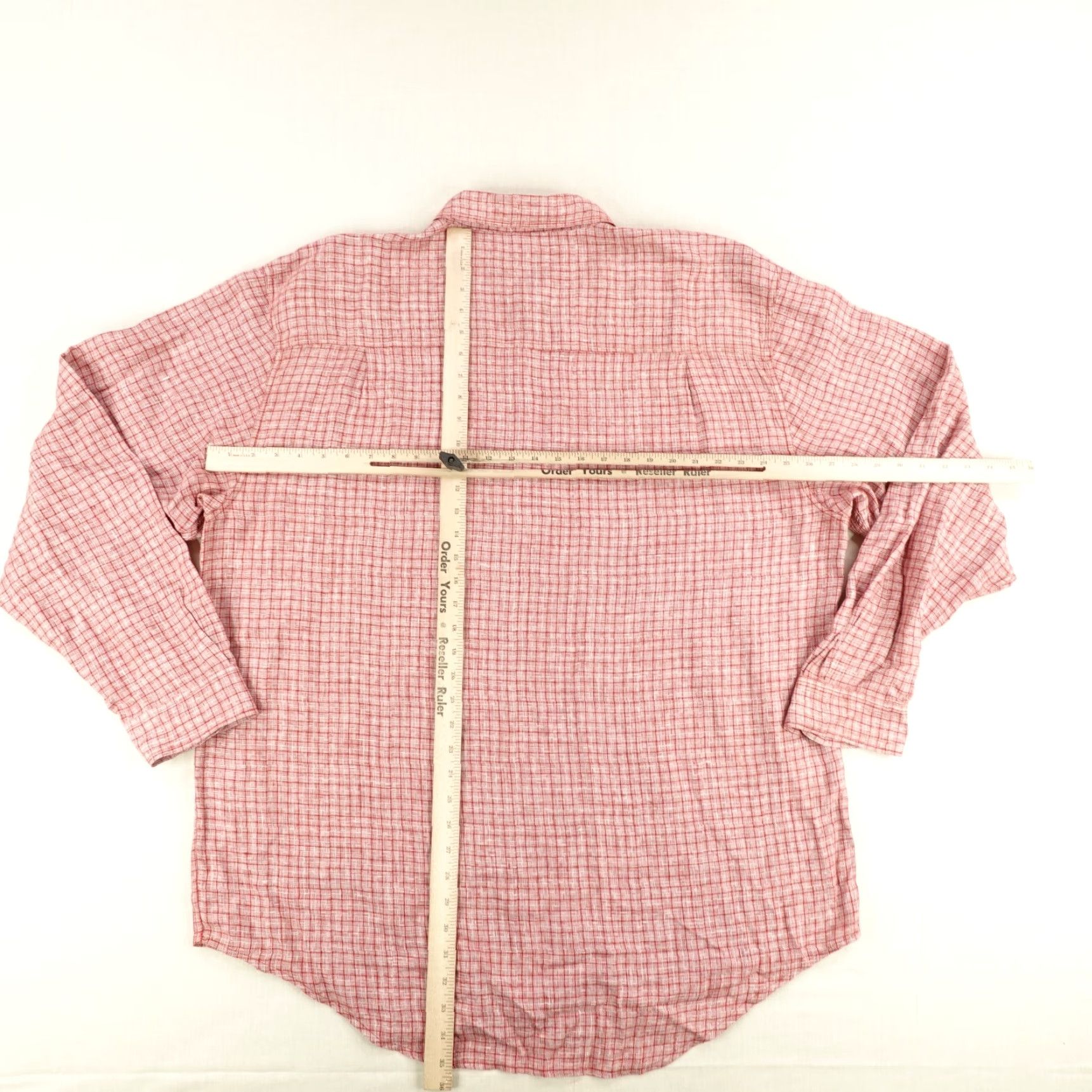 The Territory Ahead VINTAGE Territory Ahead Shirt Mens 2XL Red Plaid Button Up Linen Hiking Outdoors Work Size US XXL / EU 58 / 5 - 5 Thumbnail