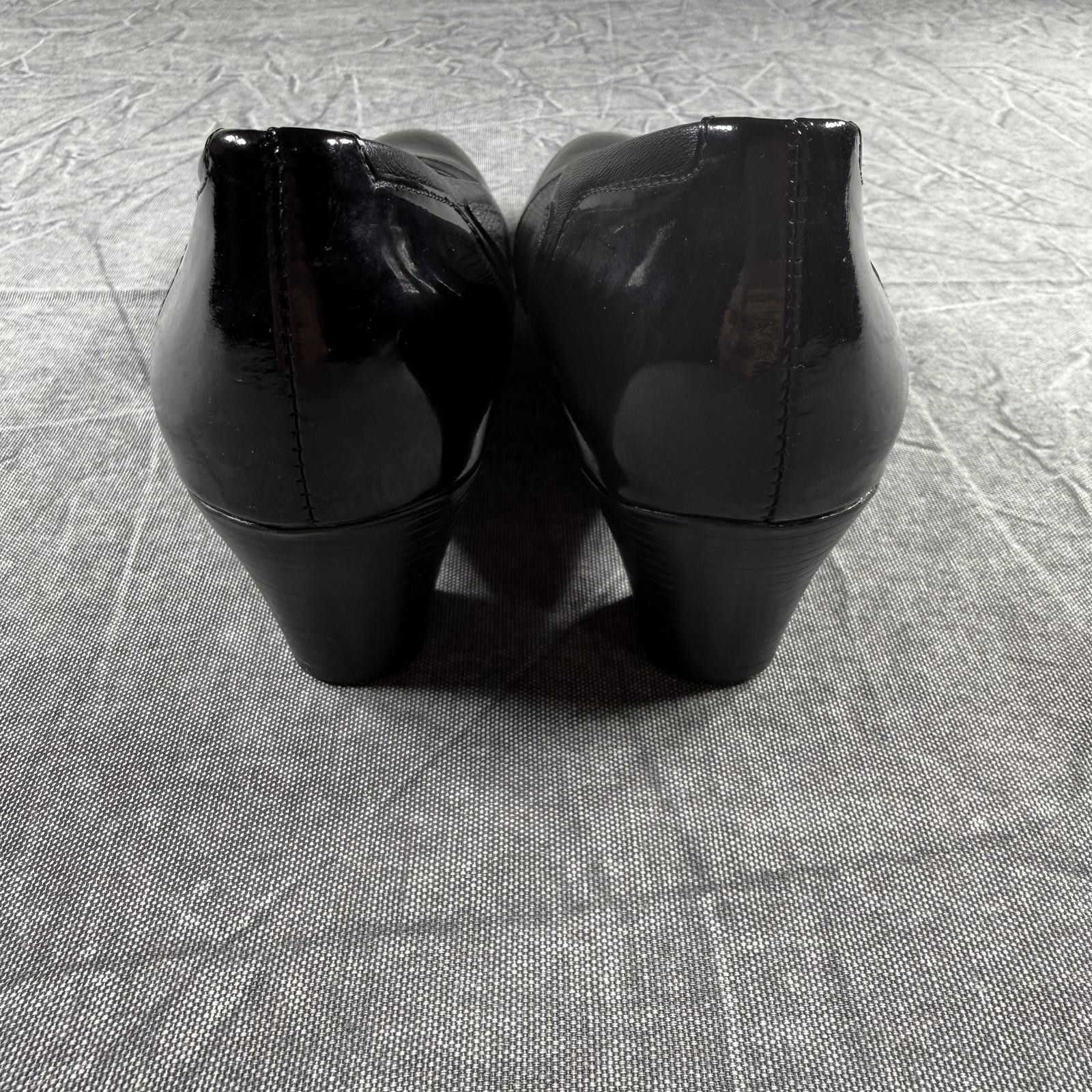 Other MUNRO American Jillian Heels Women's 9.5 Black Patent Cap Size US 7.5 / IT 37.5 - 4 Thumbnail