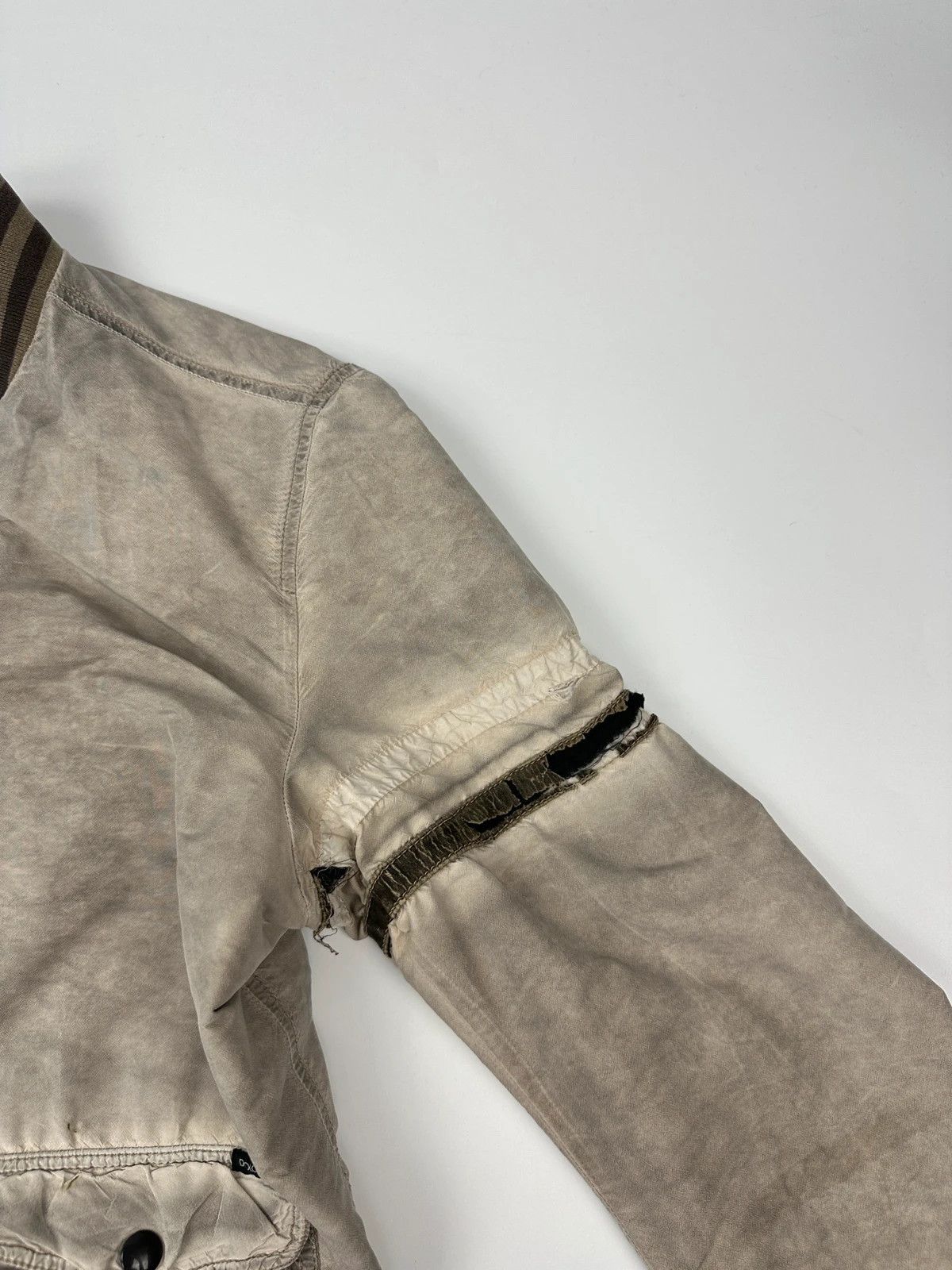 Dolce & Gabbana Dolce & Gabbana Grey Nylon Faded Bomber Jacket Size US M / EU 48-50 / 2 - 9 Thumbnail