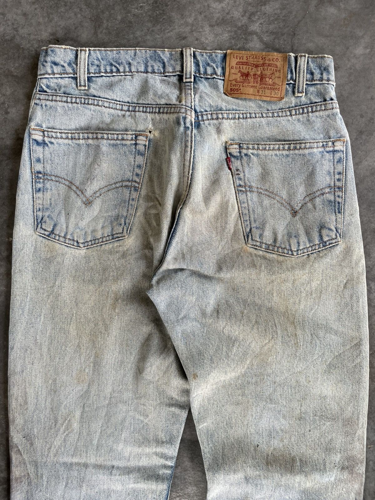 Levi's VTG 90s Levi's 505 Red Tab Regular Fit Size US 31 - 11 Thumbnail