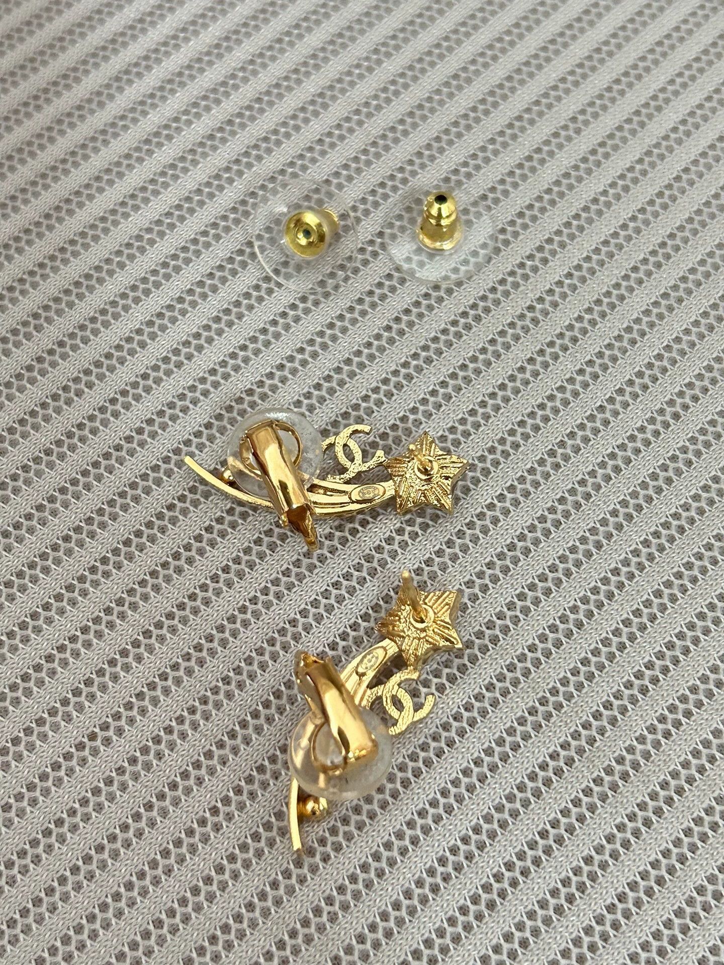 Chanel CHANEL 24C Comet Earrings - New No Box Size ONE SIZE - 3 Thumbnail