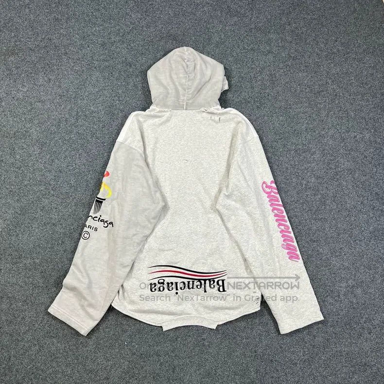 Balenciaga Balenciaga Reversed Hooded Sweatshirt Size US M / EU 48-50 / 2 - 2 Thumbnail