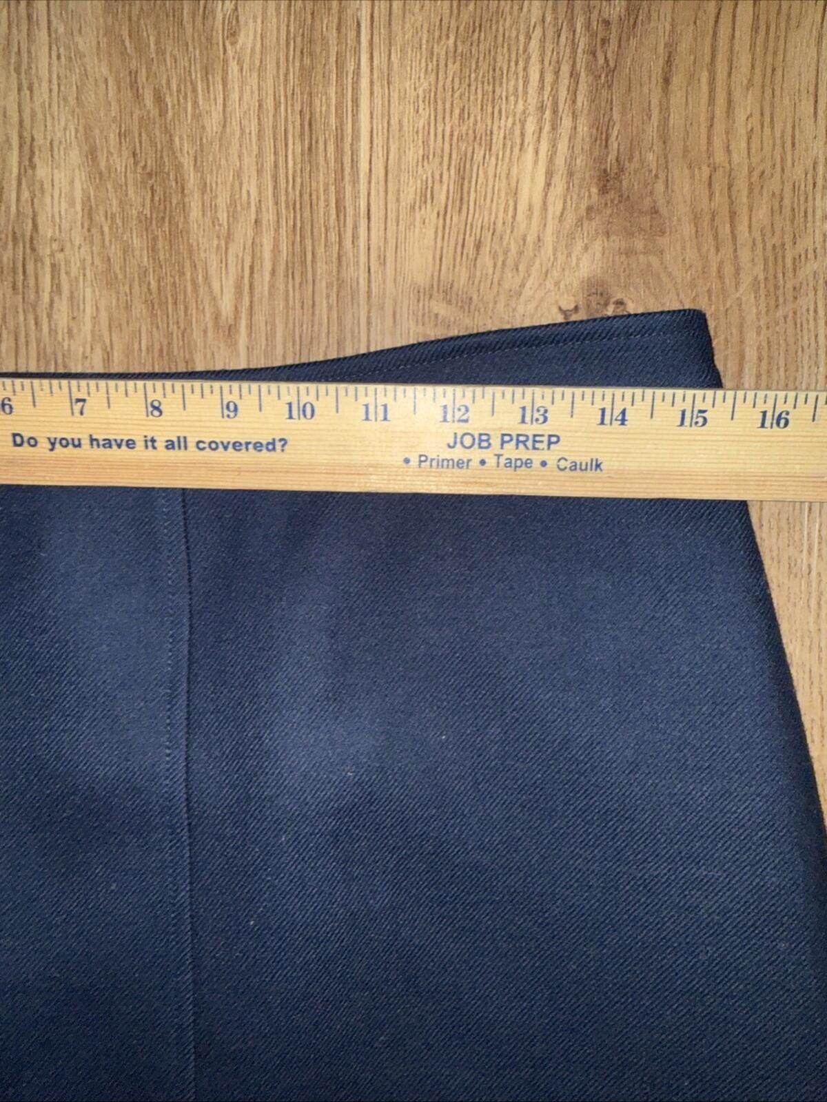 J.Crew J Crew A Line Skirt Sz 6 Navy Wool Lined Career Work Capsule Size 28" / US 6 / IT 42 - 2 Thumbnail