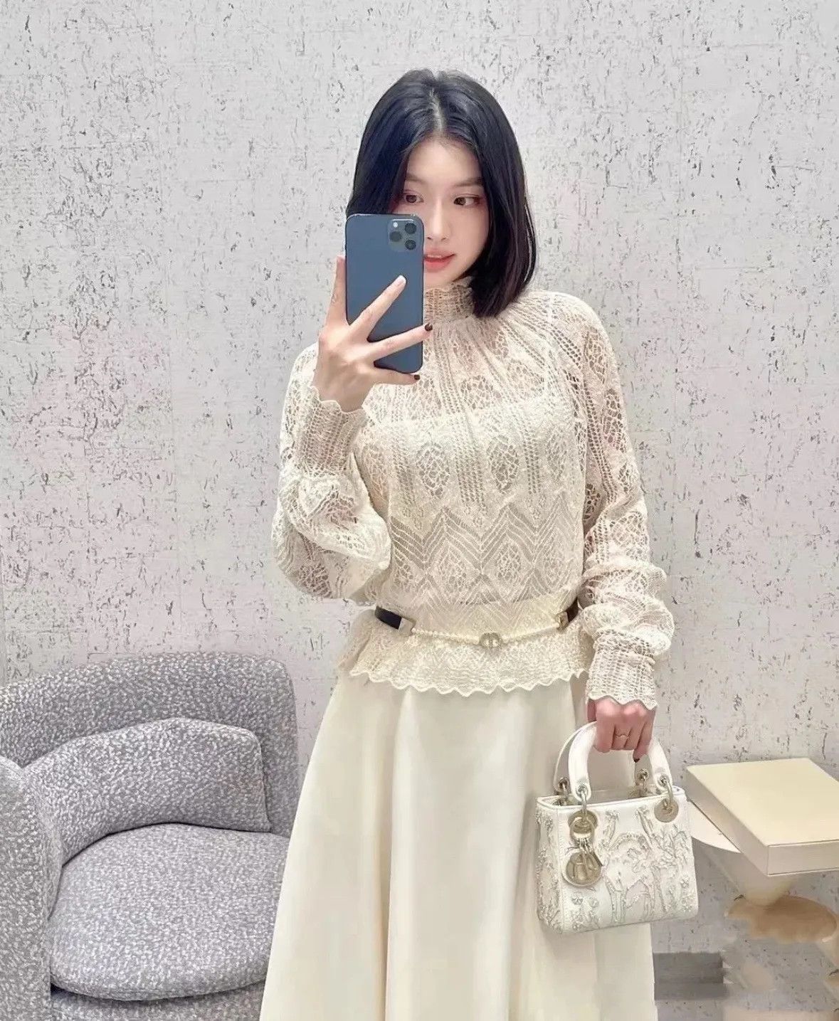 Dior o1bcso1str0126 Sweaters in White Size XL / US 12-14 / IT 48-50 - 1 Thumbnail