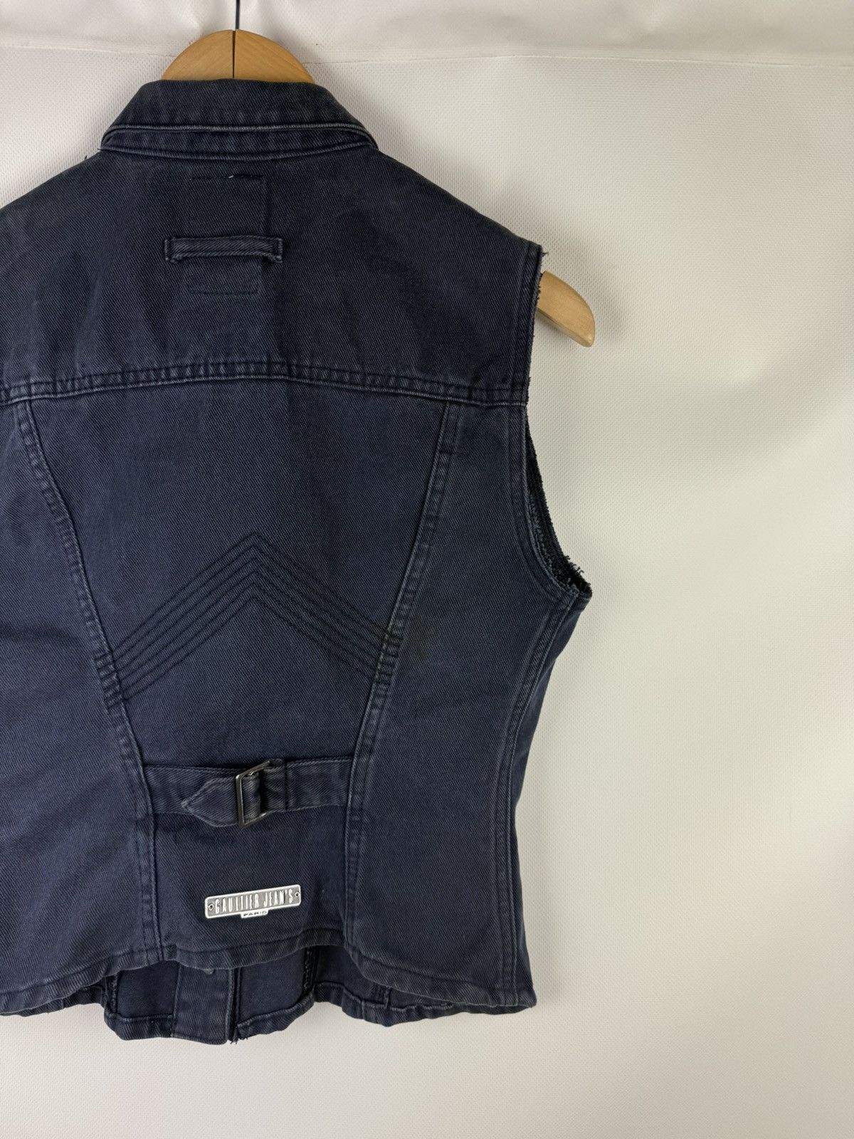 Jean Paul Gaultier JPG Jean Paul Gaultier 22 Drill Vintage 90s Vest Waistcoat Size M / US 6-8 / IT 42-44 - 14 Thumbnail
