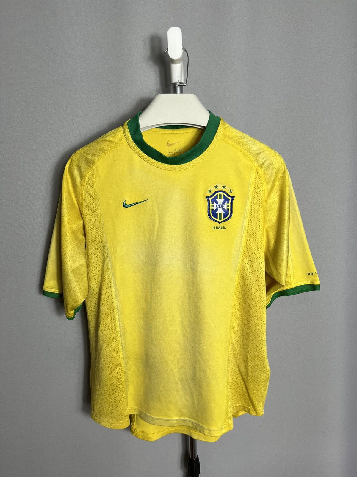 Nike Brazil 2000 - 2002 Home vintage jersey mens