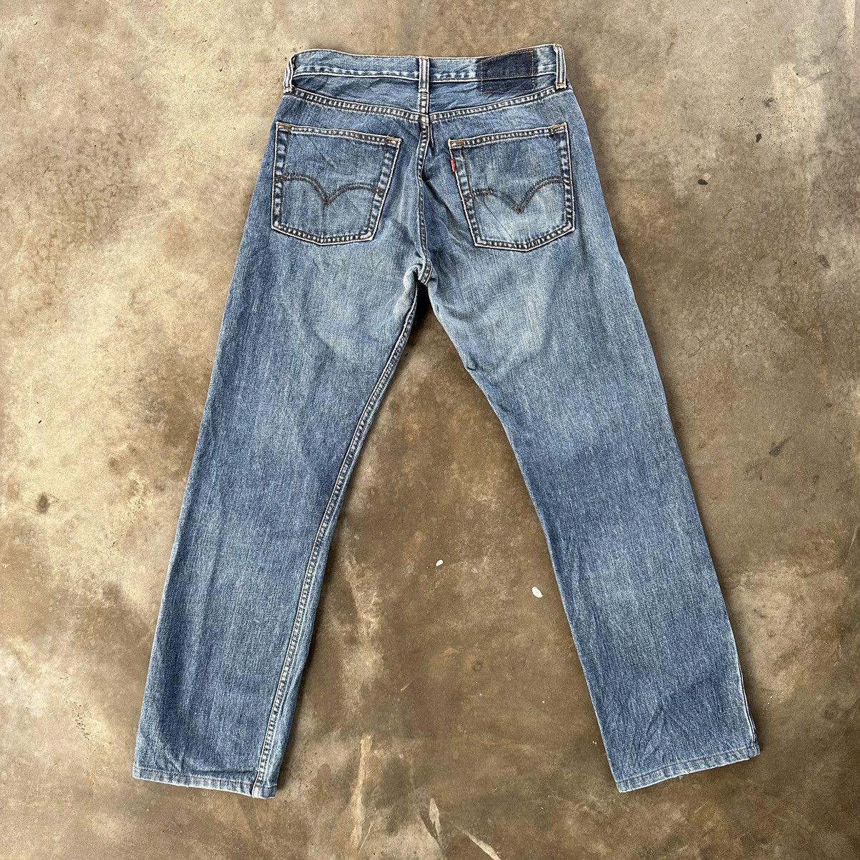 Levi's Vintage Levi’s Distressed Faded Sick Denim Jean Pant W30 Size US 30 / EU 46 - 9 Thumbnail