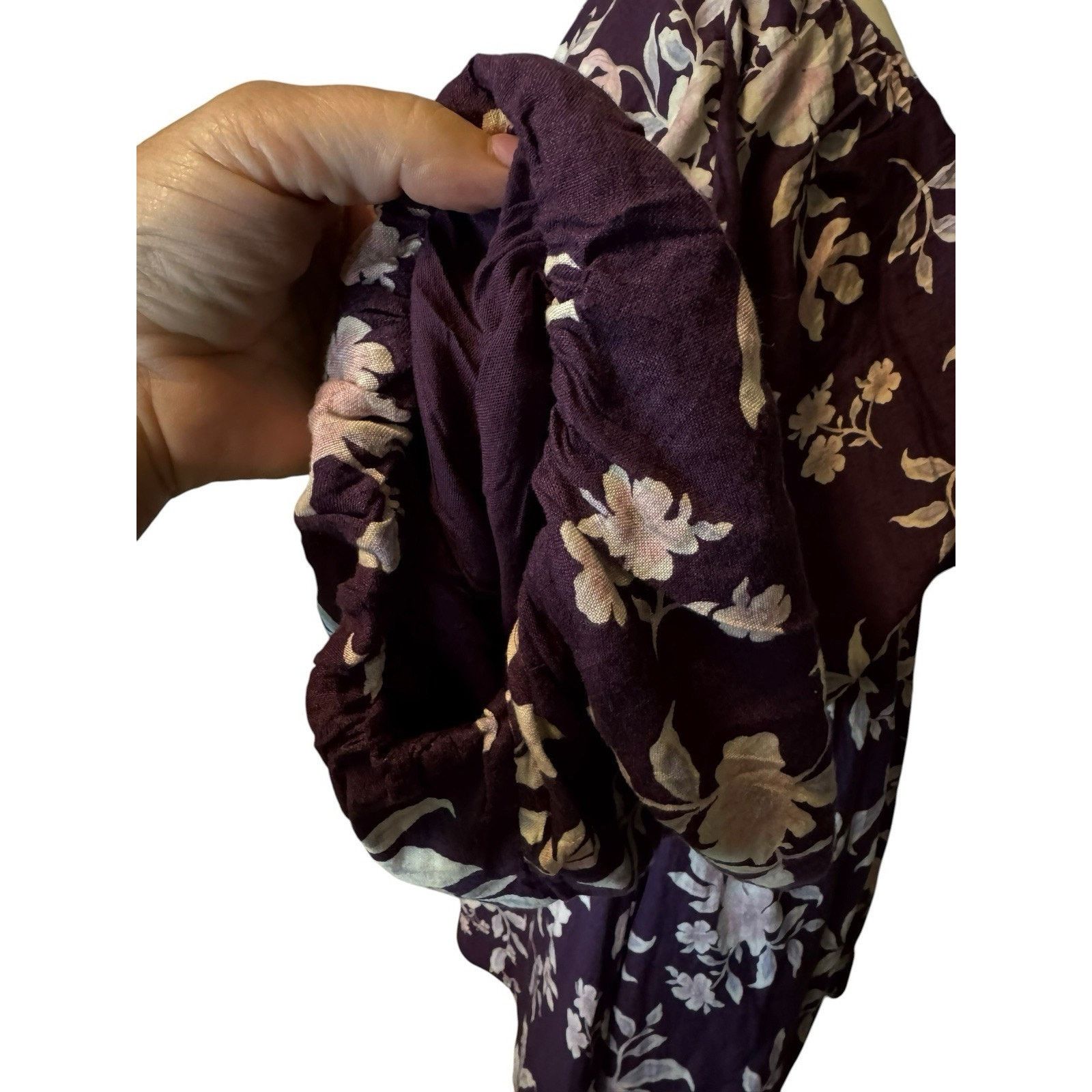 Free People Free People NEW Portia Mini Dress Size Small Burgundy Floral Size S / US 4 / IT 40 - 4 Thumbnail