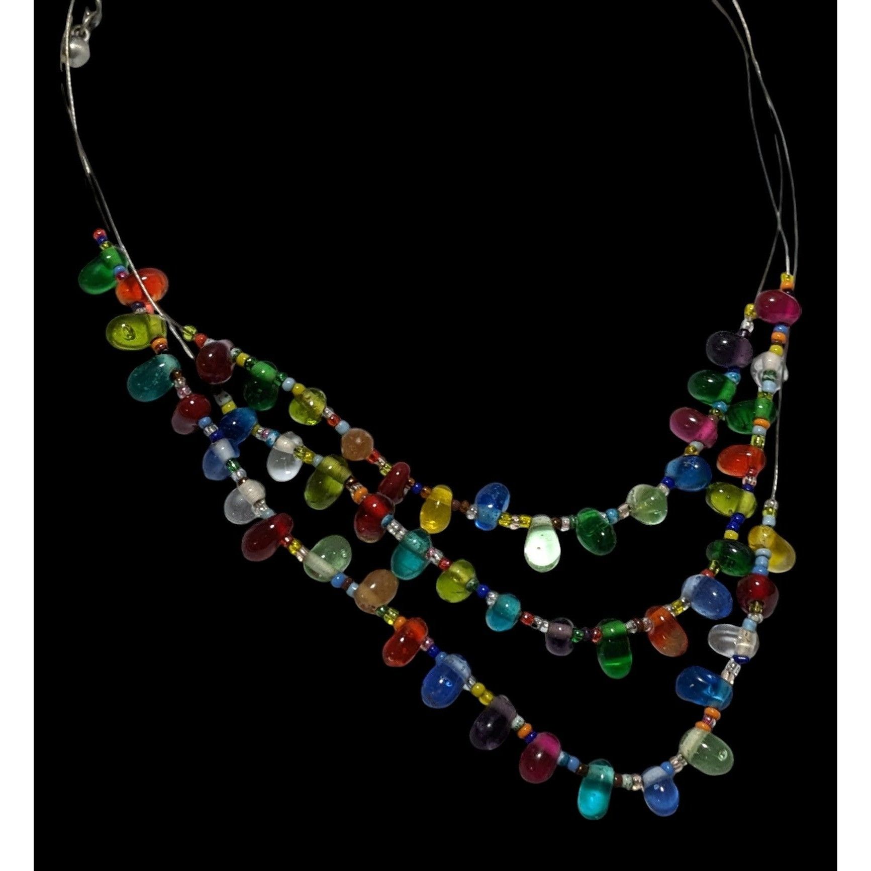 Other Candycore Multilayer Rainbow Glass Drop Necklace Size ONE SIZE - 3 Thumbnail