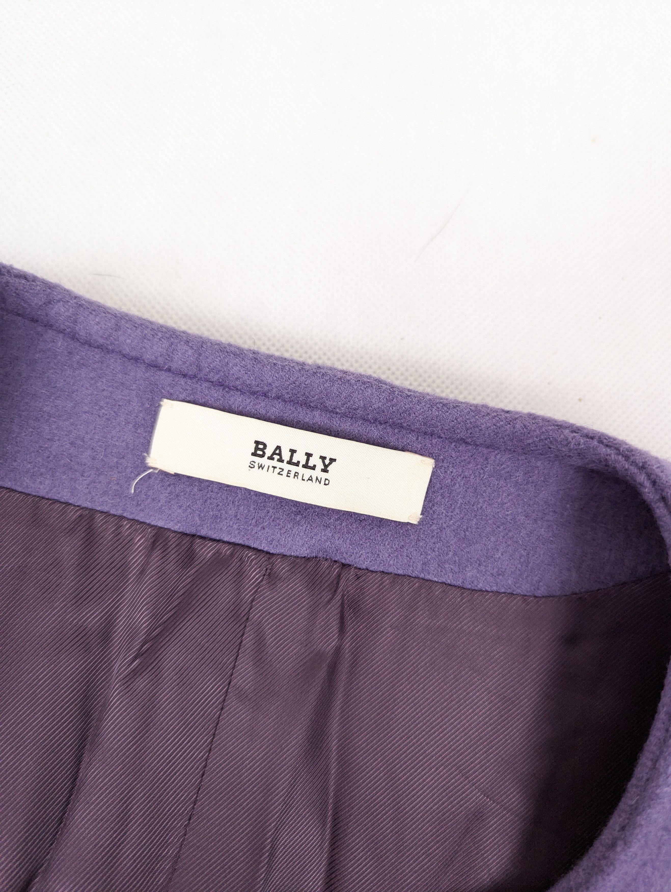 Bally Bally lilac wool coat Size S / US 4 / IT 40 - 6 Thumbnail