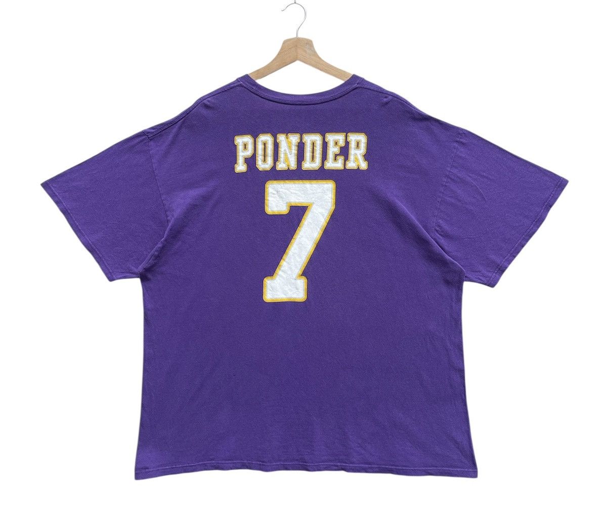 NFL 🔥Accept Binding Offer🔥 Minnesota Vikings Ponder 7 NFL Tshirt Size US XL / EU 56 / 4 - 2 Thumbnail