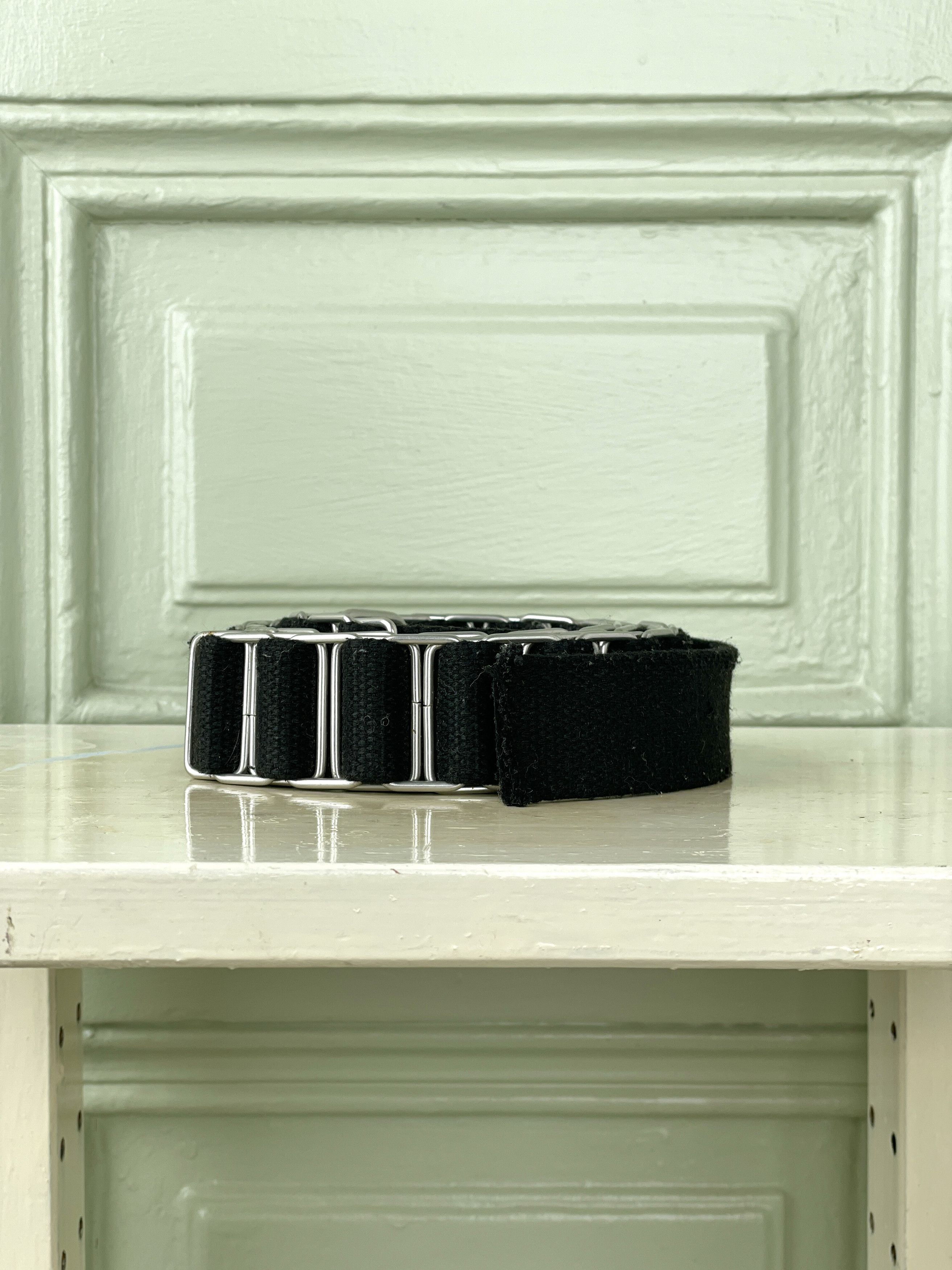 Helmut Lang AW98 Chain Canvas Belt | Grailed