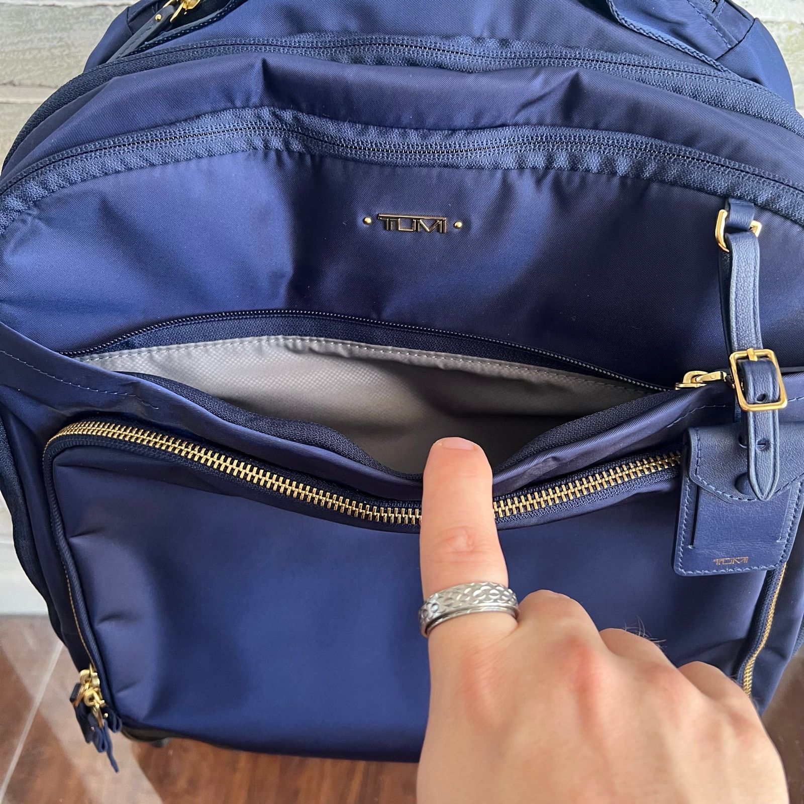 Tumi Tumi Oslo Voyageur Blue Compact Carry Spinner Suitcase Size ONE SIZE - 10 Thumbnail
