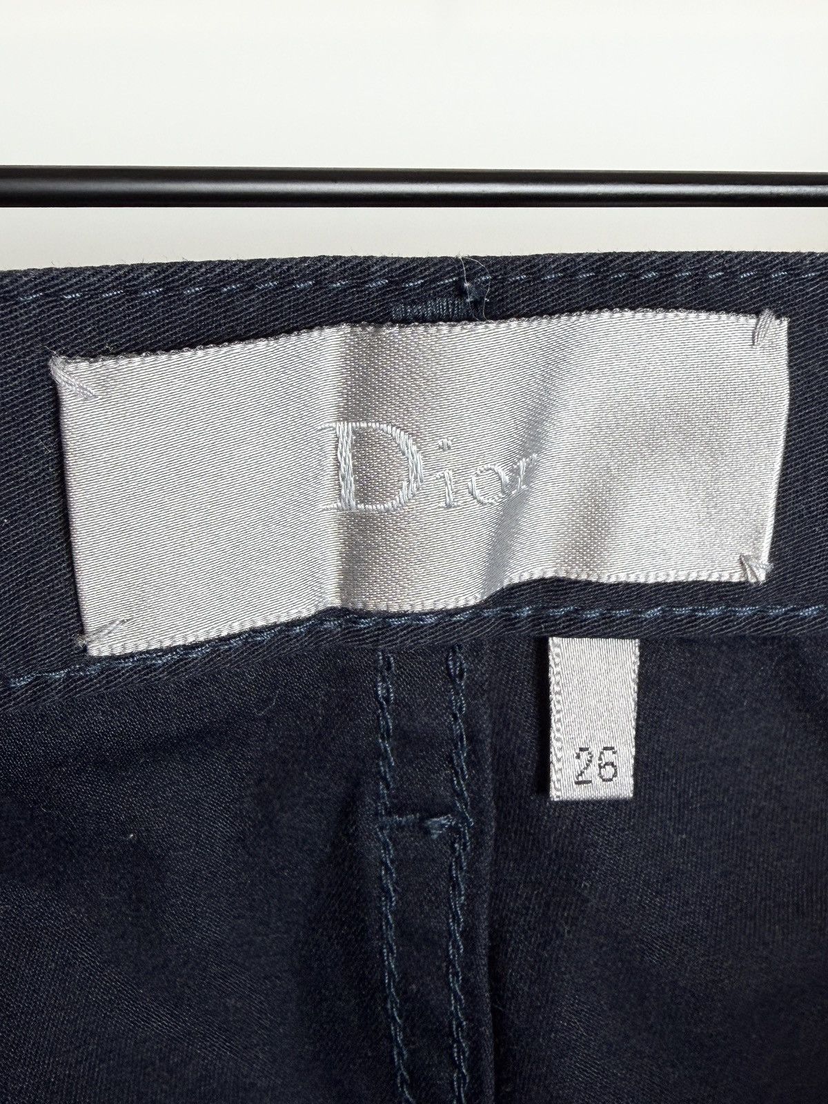 Dior SS08 Dior Homme Dark Navy Stretch Cotton Jeans Size US 26 / EU 42 - 7 Thumbnail