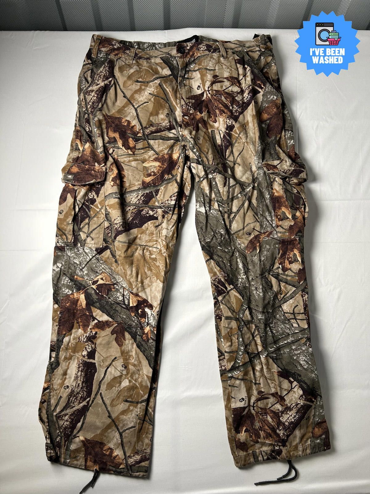 Realtree Real Tree Camo Heavyweight Cargo Trousers Hunting Hiking Size US 36 / EU 52 - 1 Thumbnail