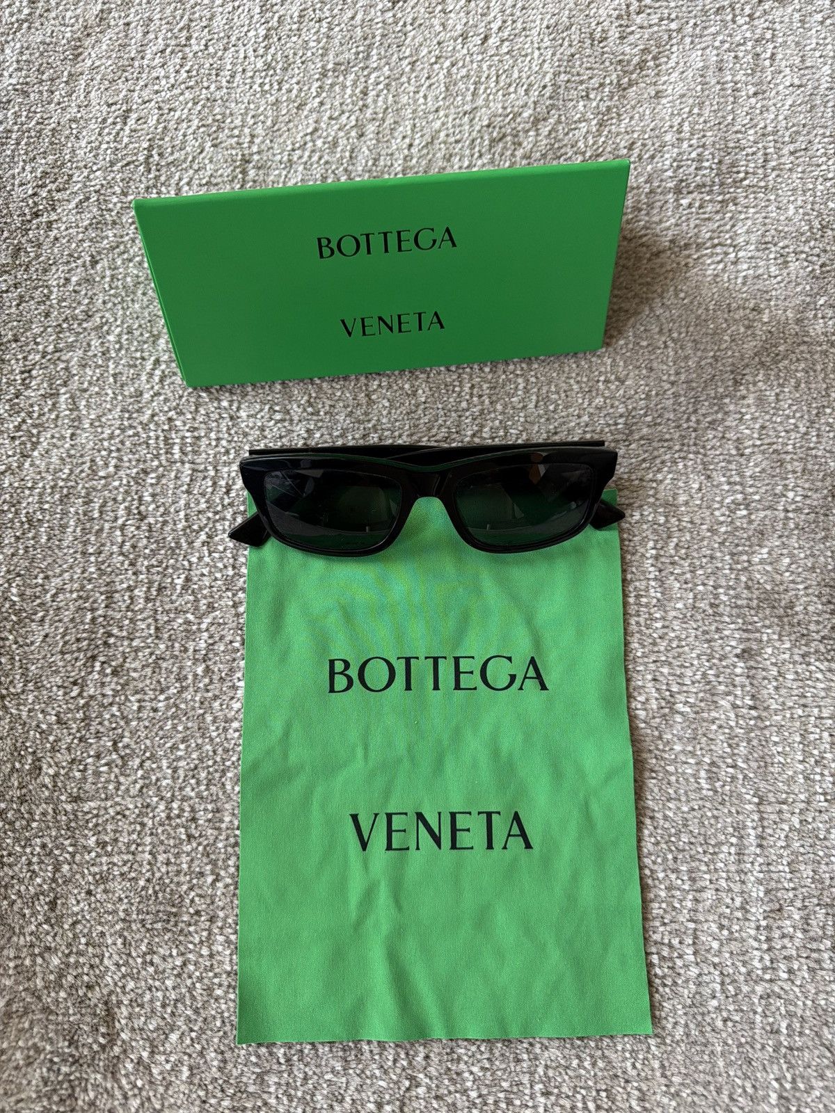 Bottega Veneta Bottega Veneta Rectangular Sunglasses Size ONE SIZE - 1 Thumbnail