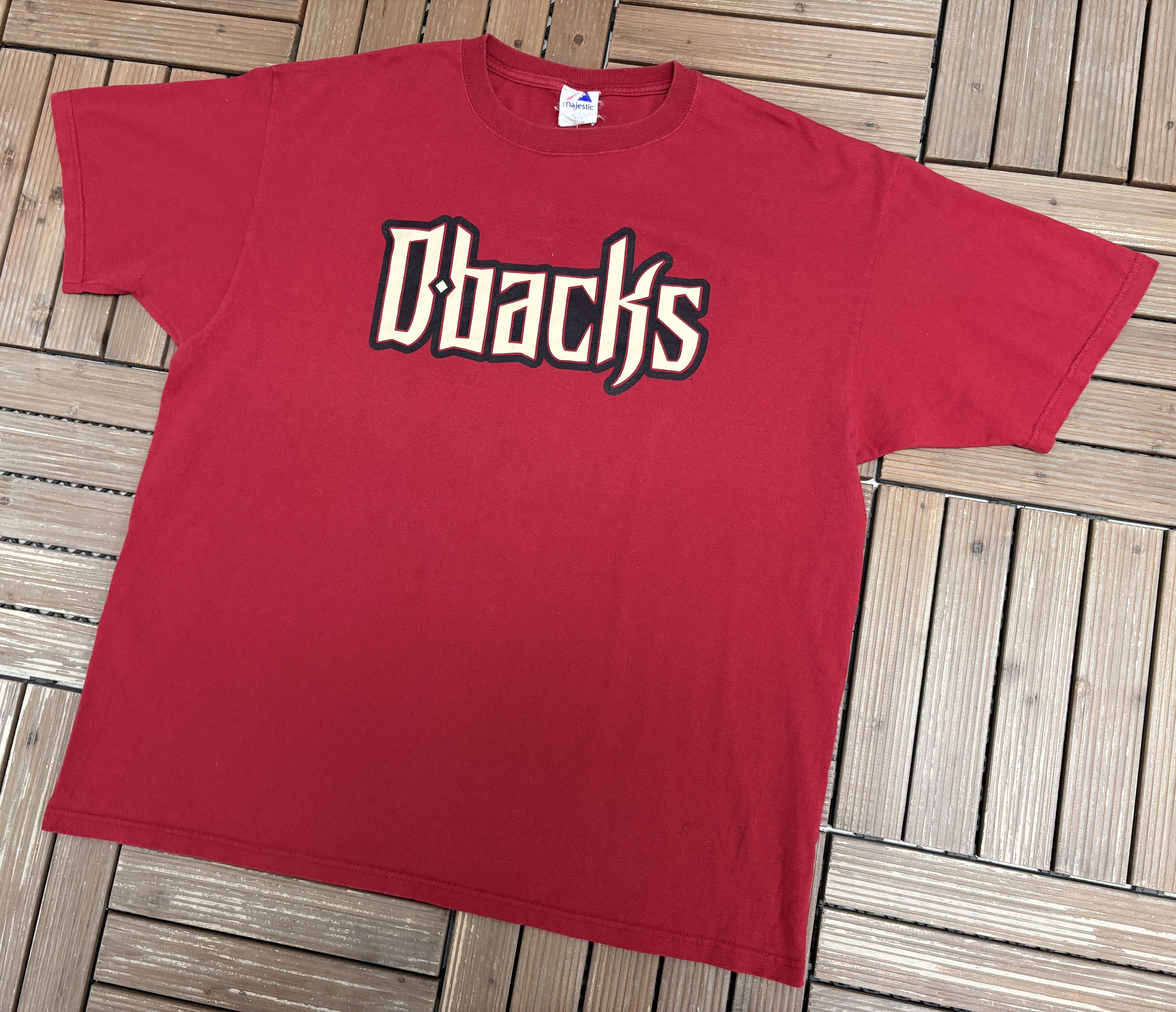 Majestic Arizona Diamondbacks Justin Upton Vintage Red T-Shirt Tee Size US XXL / EU 58 / 5 - 3 Thumbnail