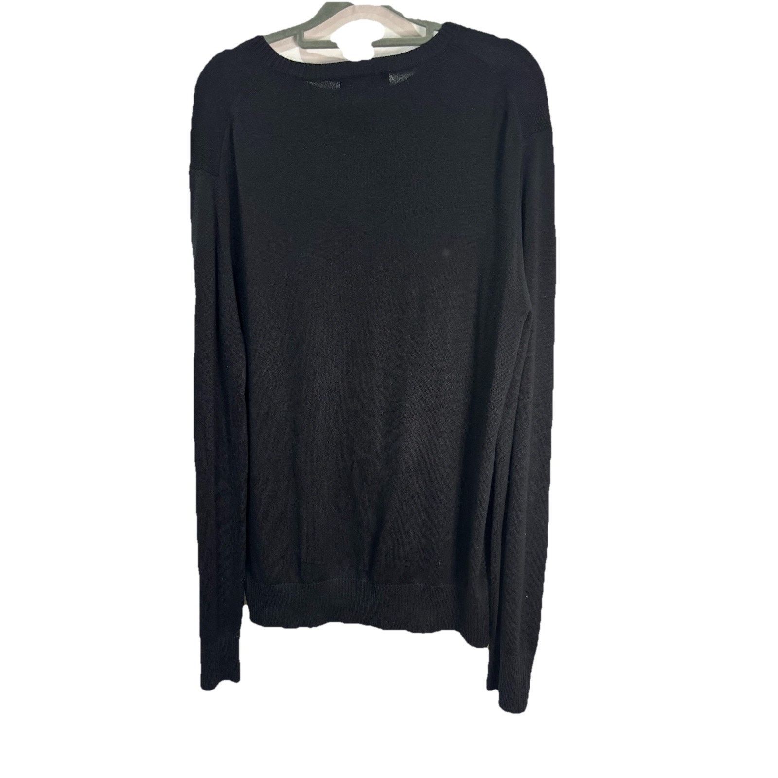 Banana Republic Banana Republic Silk Cashmere Luxury Sweater Mens L Black Size US L / EU 52-54 / 3 - 7 Thumbnail
