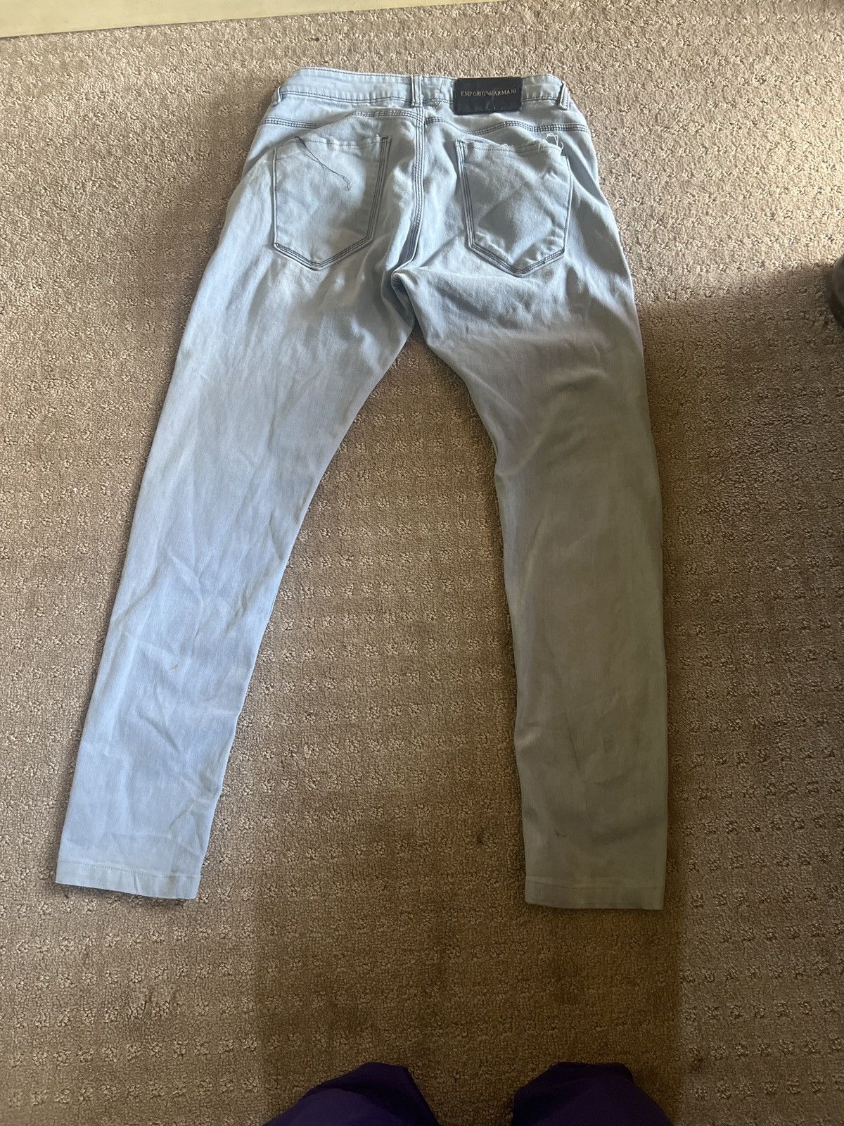 Emporio Armani × Vintage Emporio Armani light wash skinny jeans Size US 30 / EU 46 - 2 Thumbnail