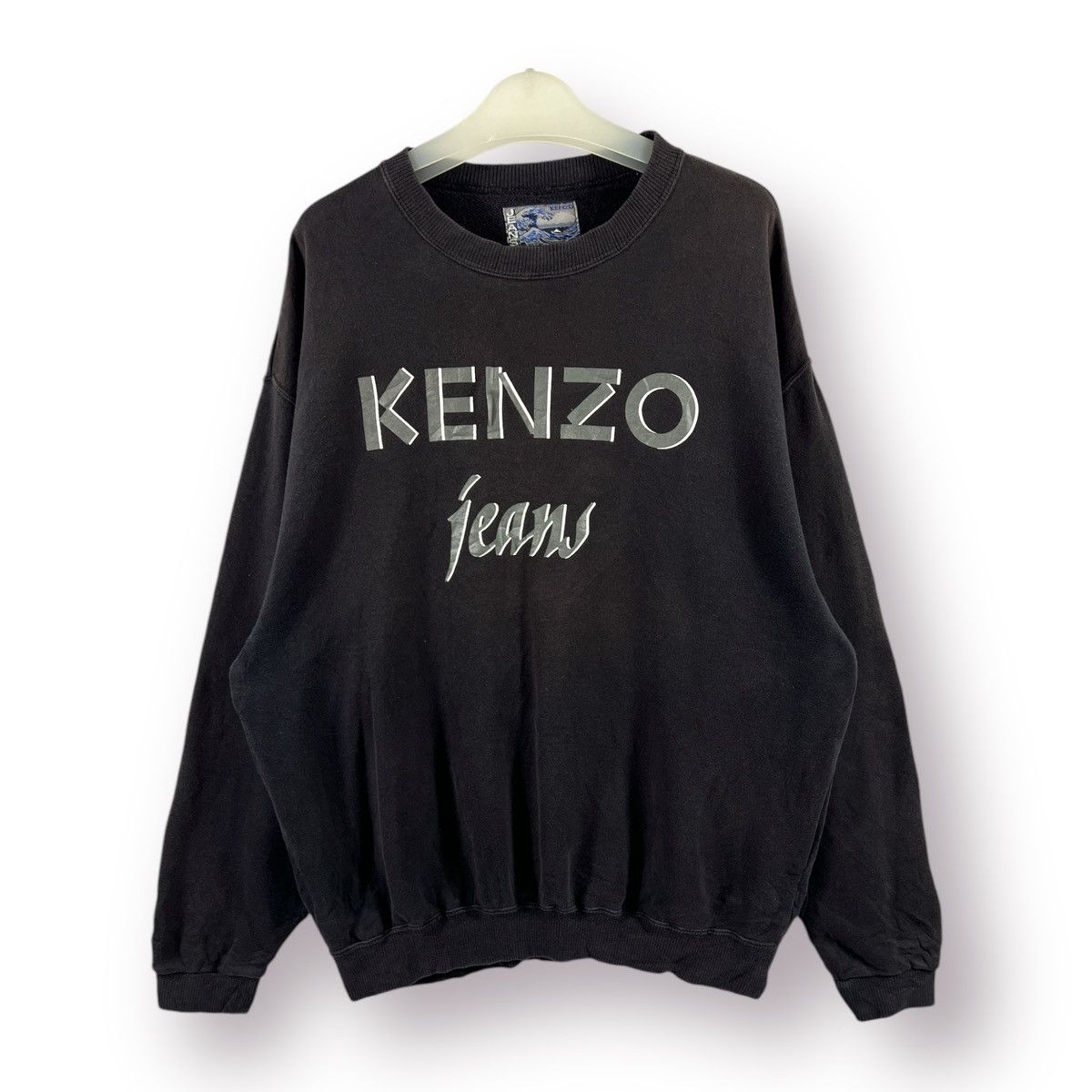 Kenzo 🔥 Vintage Y2K Kenzo Jeans big Logo Sweatshirt Size US M / EU 48-50 / 2 - 1 Thumbnail