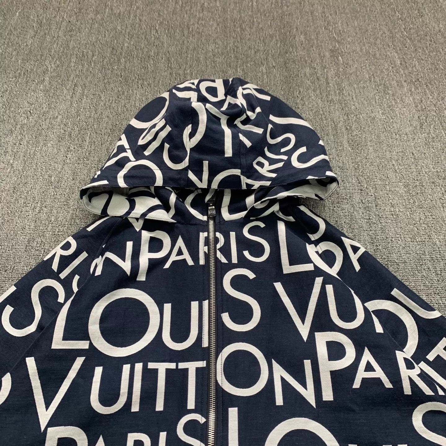 Louis Vuitton LV Blue Allover Print Jacket 48 98 New Size US M / EU 48-50 / 2 - 8 Thumbnail