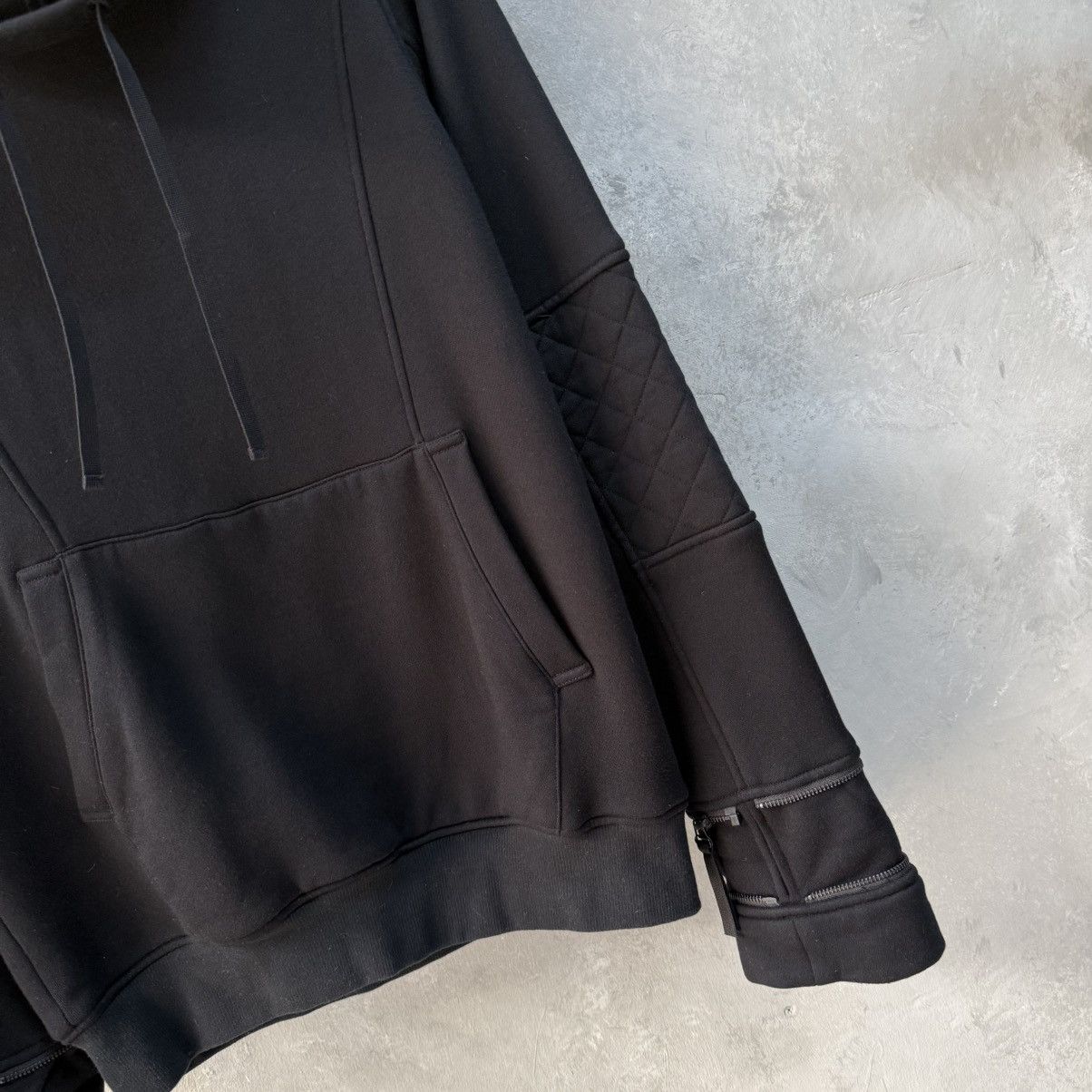 Helmut Lang Rare Helmut Lang Avant Garde Funnel Neck Zip Sleeve Hoodie Size US L / EU 52-54 / 3 - 7 Thumbnail