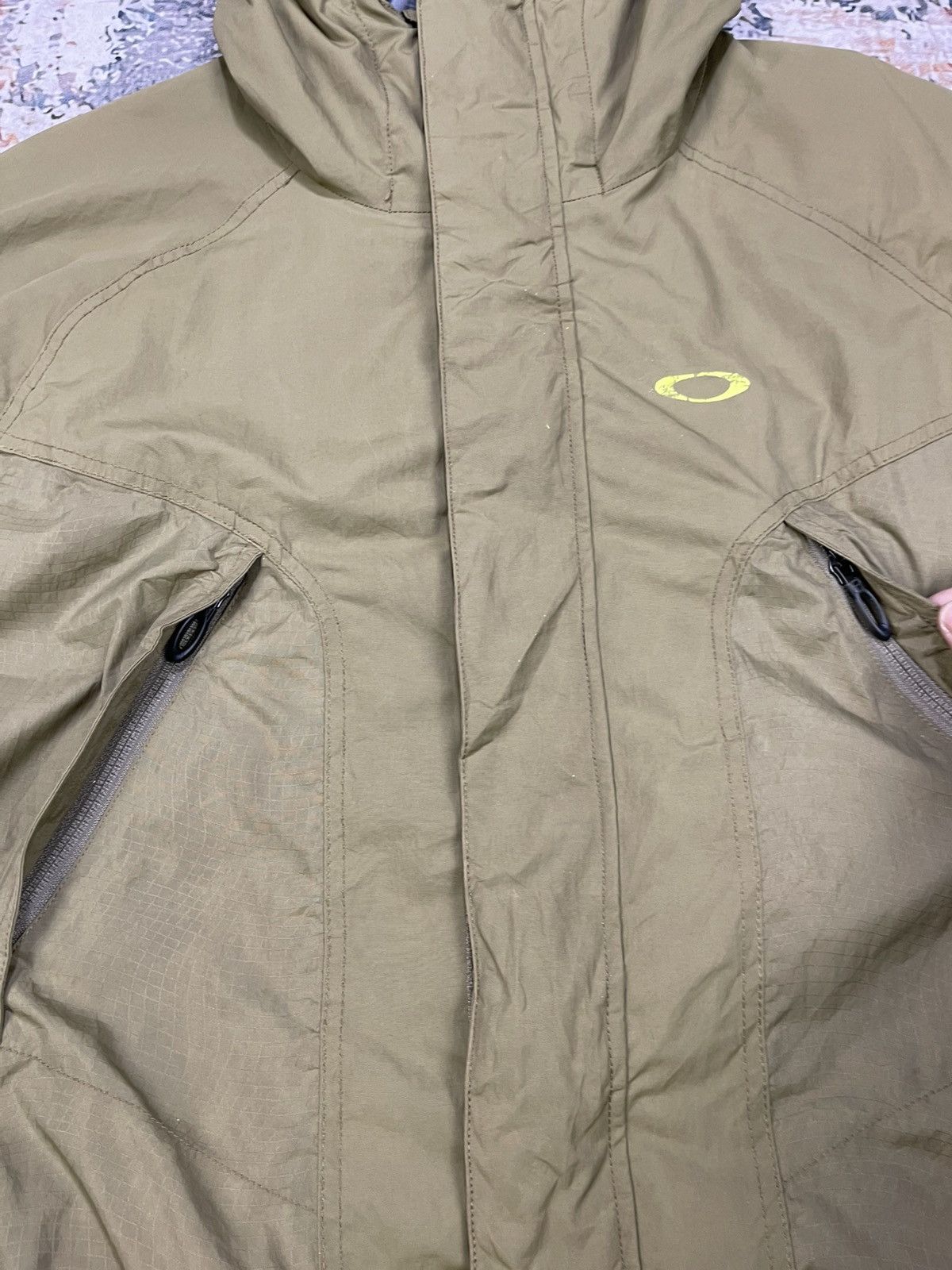 Oakley Vtg Oakley Road Fuel Khaki Utility Troop Jacket Size US L / EU 52-54 / 3 - 10 Thumbnail