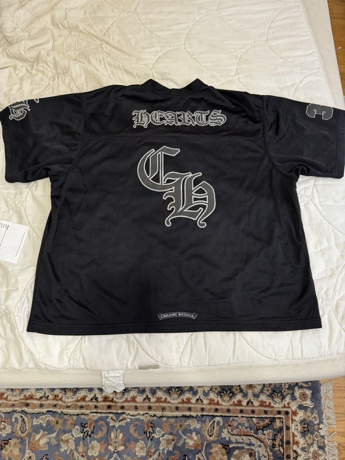 Chrome Hearts XXL Chrome Hearts Black Stadium Jersey Size US XXL / EU 58 / 5 - 2 Thumbnail