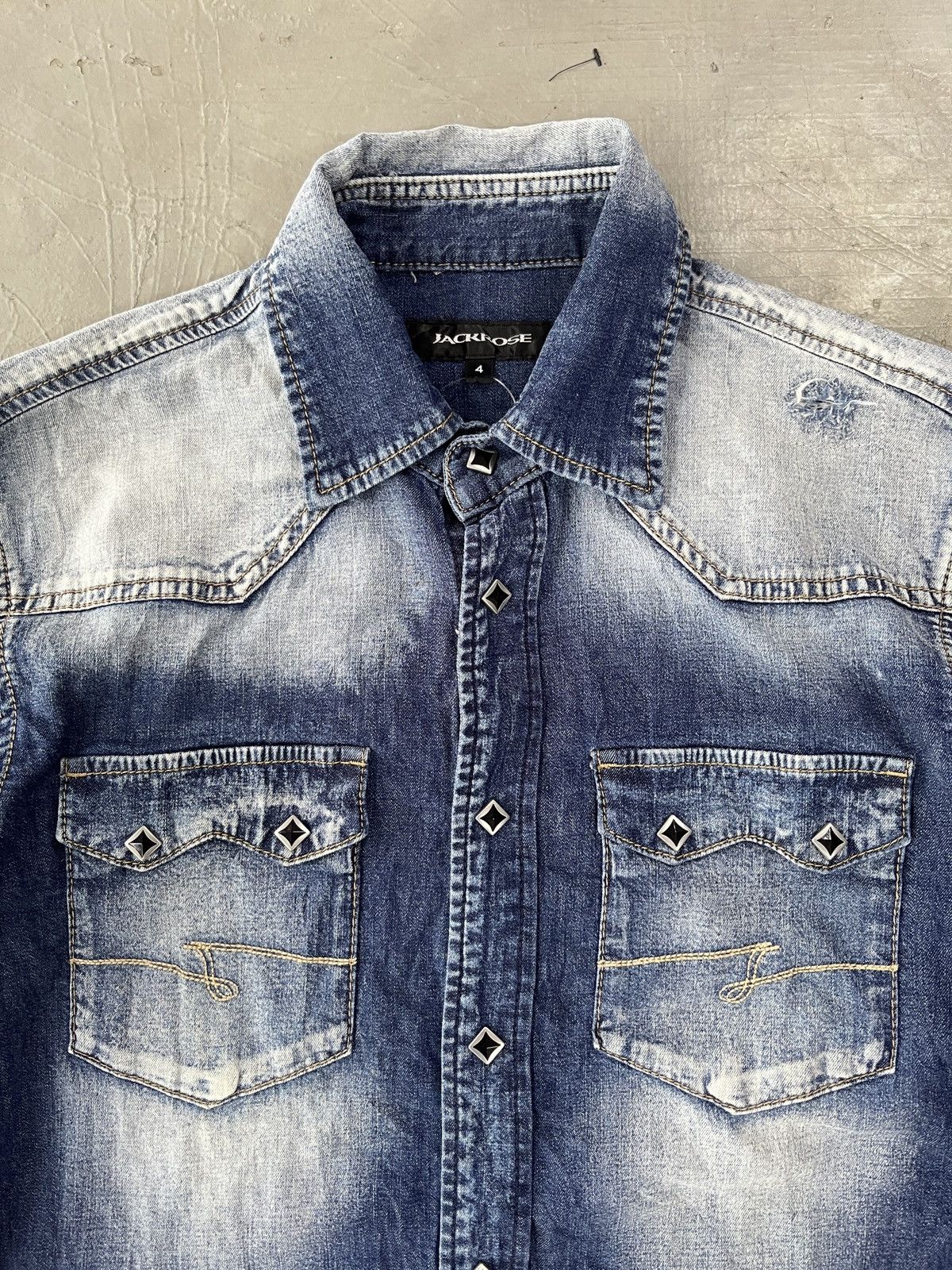JACKROSE Jackrose Distressed Patchwork Indigo Boro Kapital Style Size US S / EU 44-46 / 1 - 2 Thumbnail