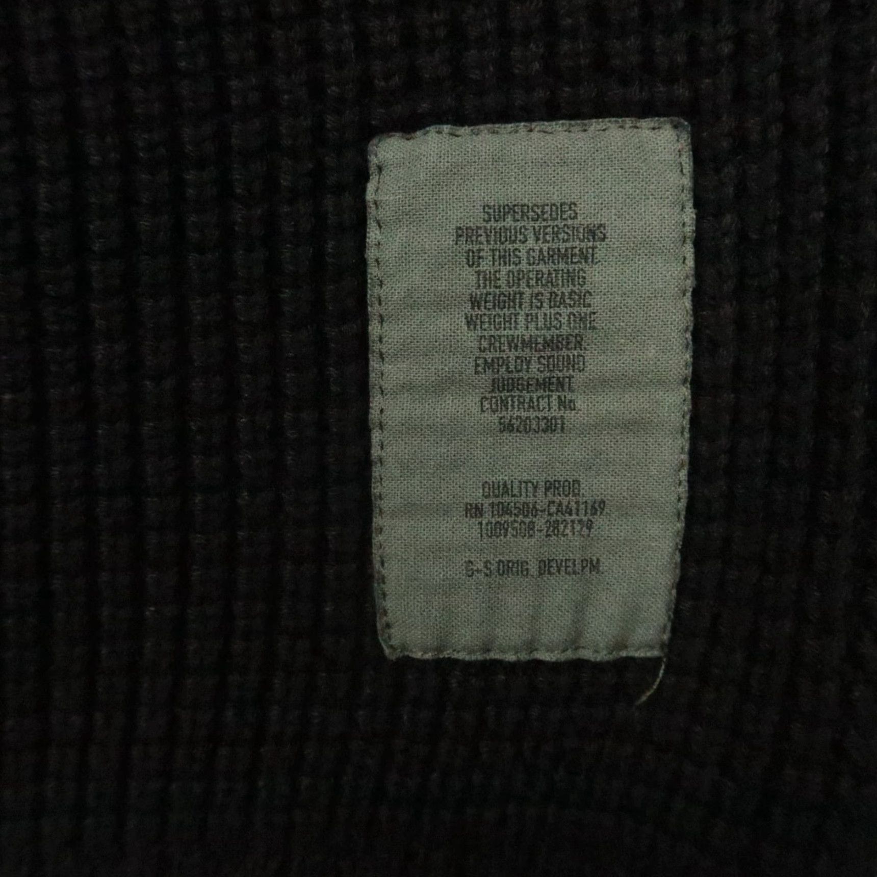 Vintage G Star Mens Sweater Knits Black Heavyweight Crew Neck Long Sleeve Pullover Knit Cotton Polyester Regular Size S Modern Casual Size US S / EU 44-46 / 1 - 6 Thumbnail