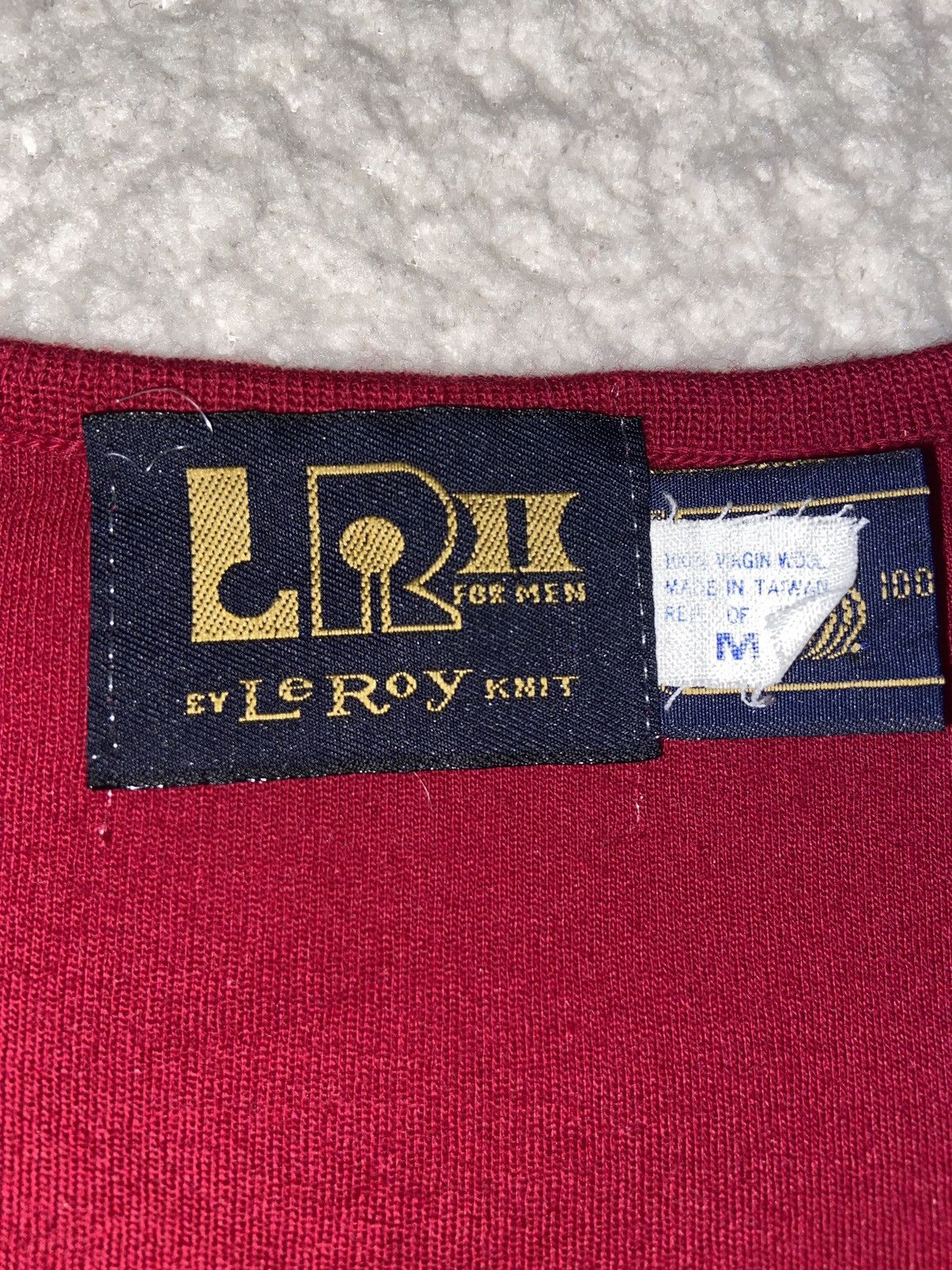 Other Vintage LR II LeRoy 100% Wool Mens Sweater Vest Burgundy M Size US M / EU 48-50 / 2 - 6 Thumbnail