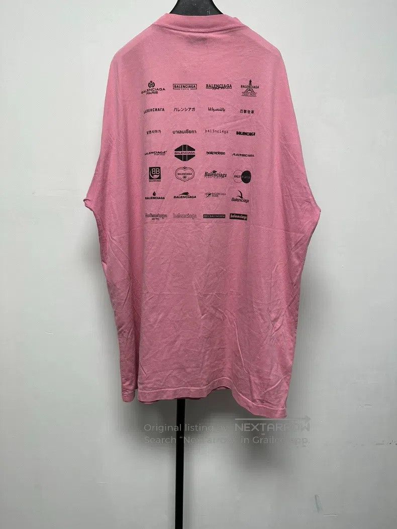 Balenciaga Balenciaga Letter Printed Short Sleeve Crewneck T-Shirt Size US M / EU 48-50 / 2 - 2 Thumbnail