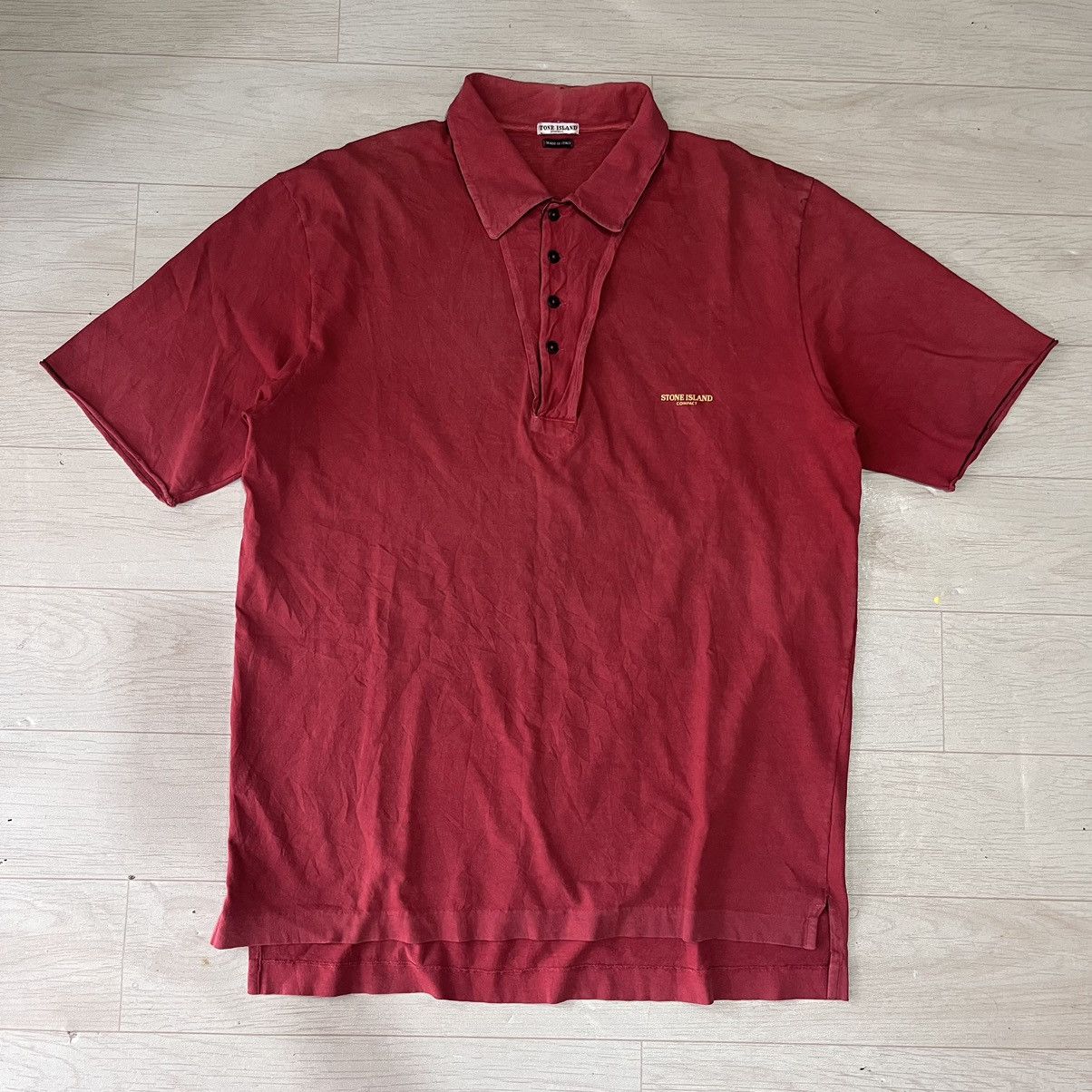 Stone Island Vintage 90s Stone Island compact polos Size US XL / EU 56 / 4 - 1 Thumbnail