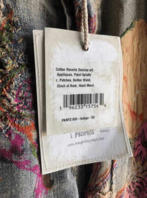 Magnolia Pearl Magnolia Pearl Reverie Cotton Denim Pants #893 Size 32" / US 10 / IT 46 - 2 Thumbnail