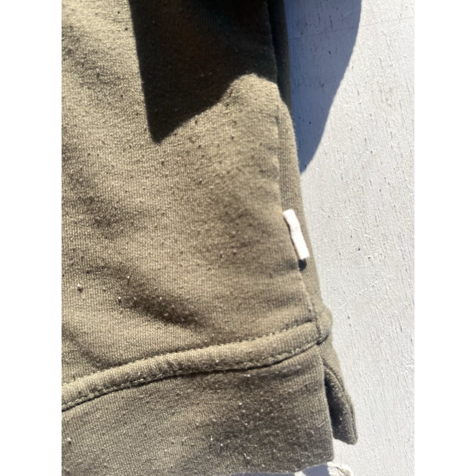 Vintage Pact Women's Sweatshirt Green Solid M Organic Cotton Yoga Hippie 3/4 Sleeve Size M / US 6-8 / IT 42-44 - 7 Thumbnail