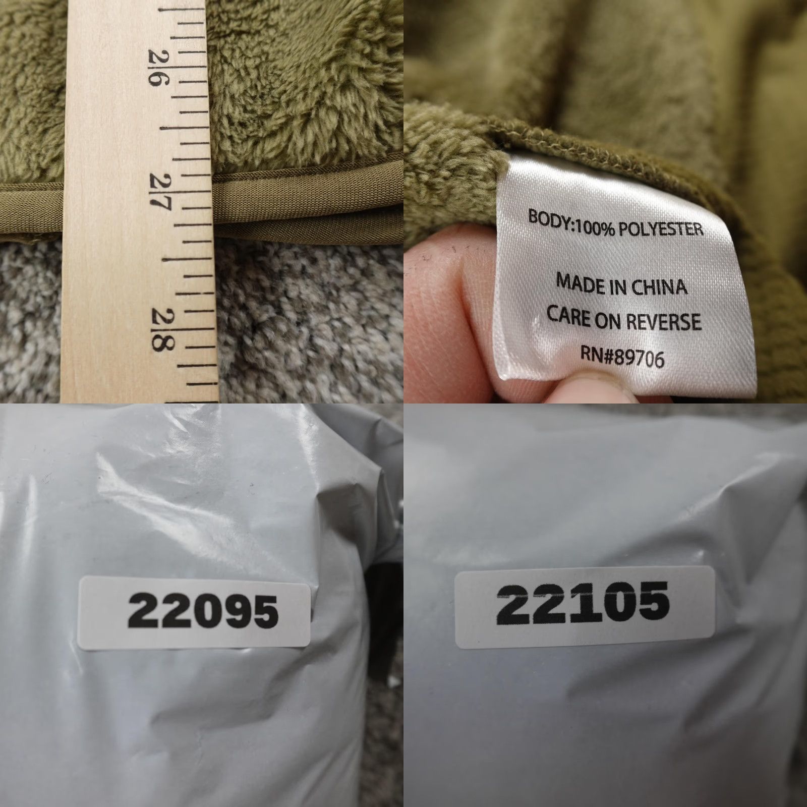 Propper Propper Gen III Fleece Jacket Mens M Green Tan Full Zip Military Tactical Size US M / EU 48-50 / 2 - 8 Thumbnail